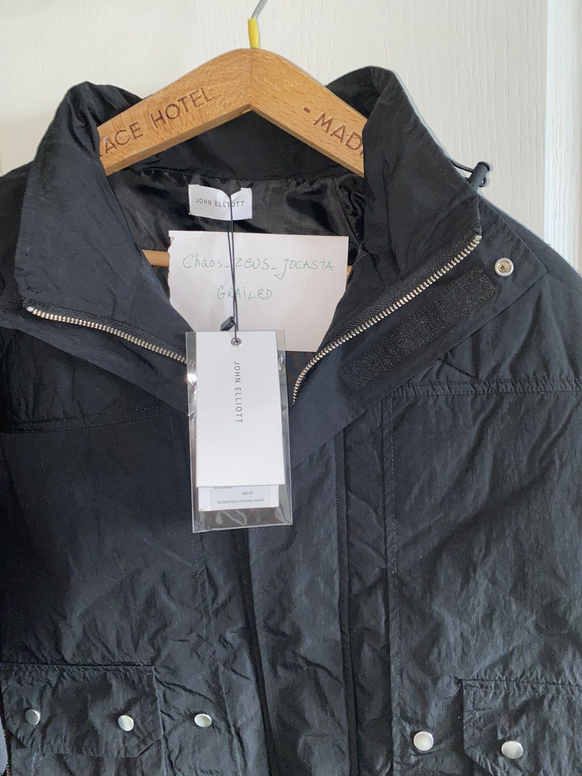 John Elliott John Elliot nylon hunting jacket black NEW Size US XL / EU 56 / 4 - 3 Thumbnail