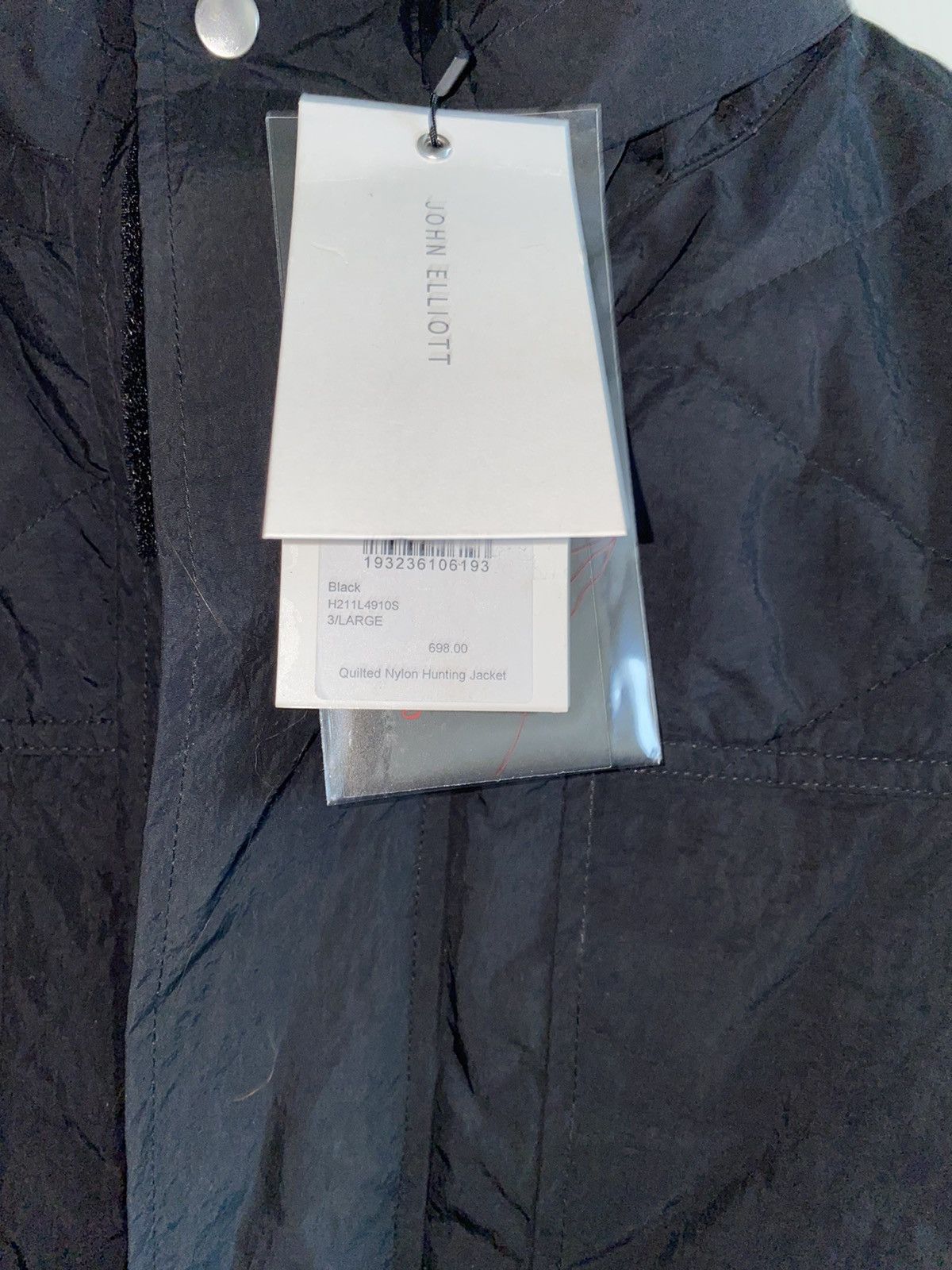 John Elliott John Elliot nylon hunting jacket black NEW Size US XL / EU 56 / 4 - 8 Thumbnail