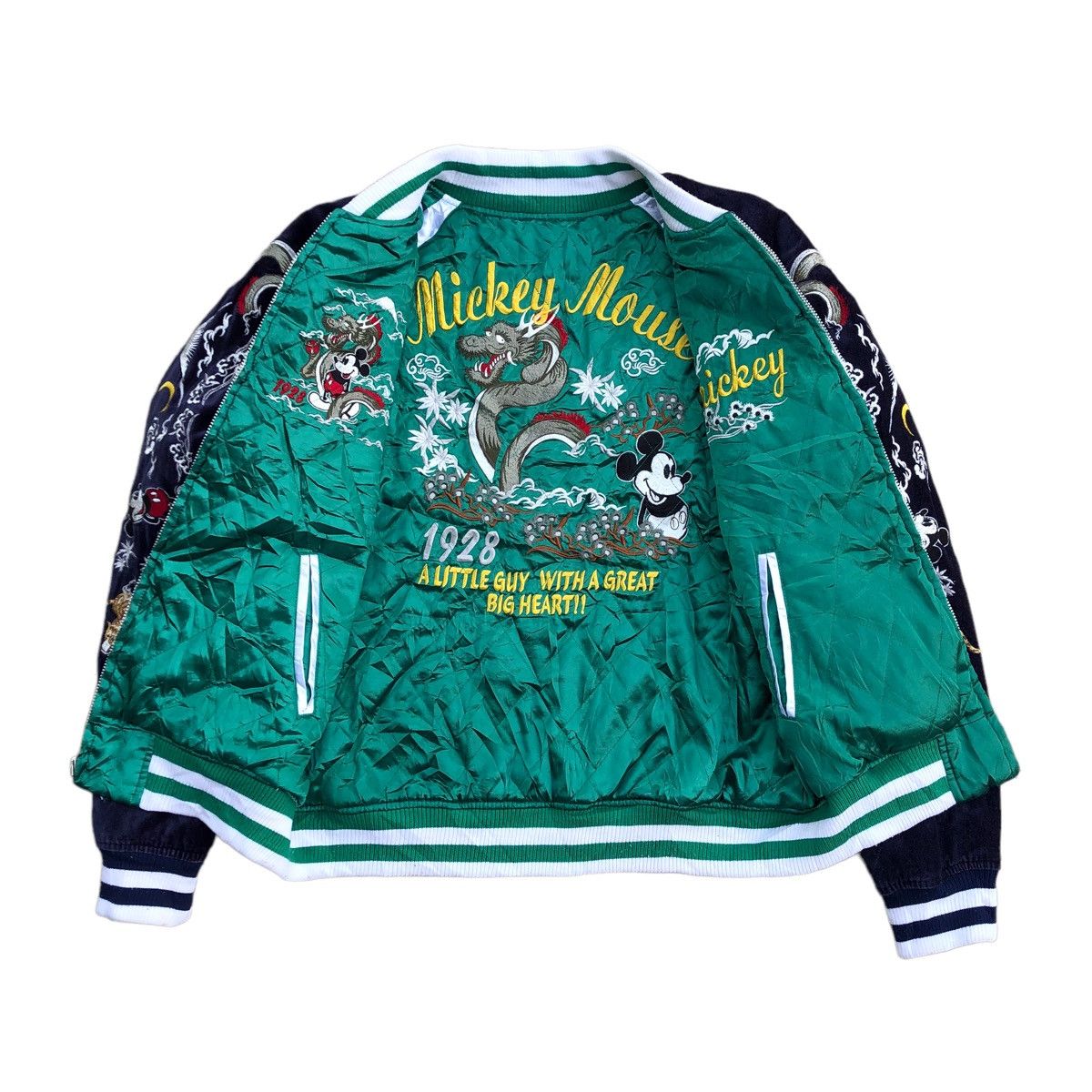 🔥Steals🔥Disney MICKEY MOUSE Reversible Sukajan Jacket