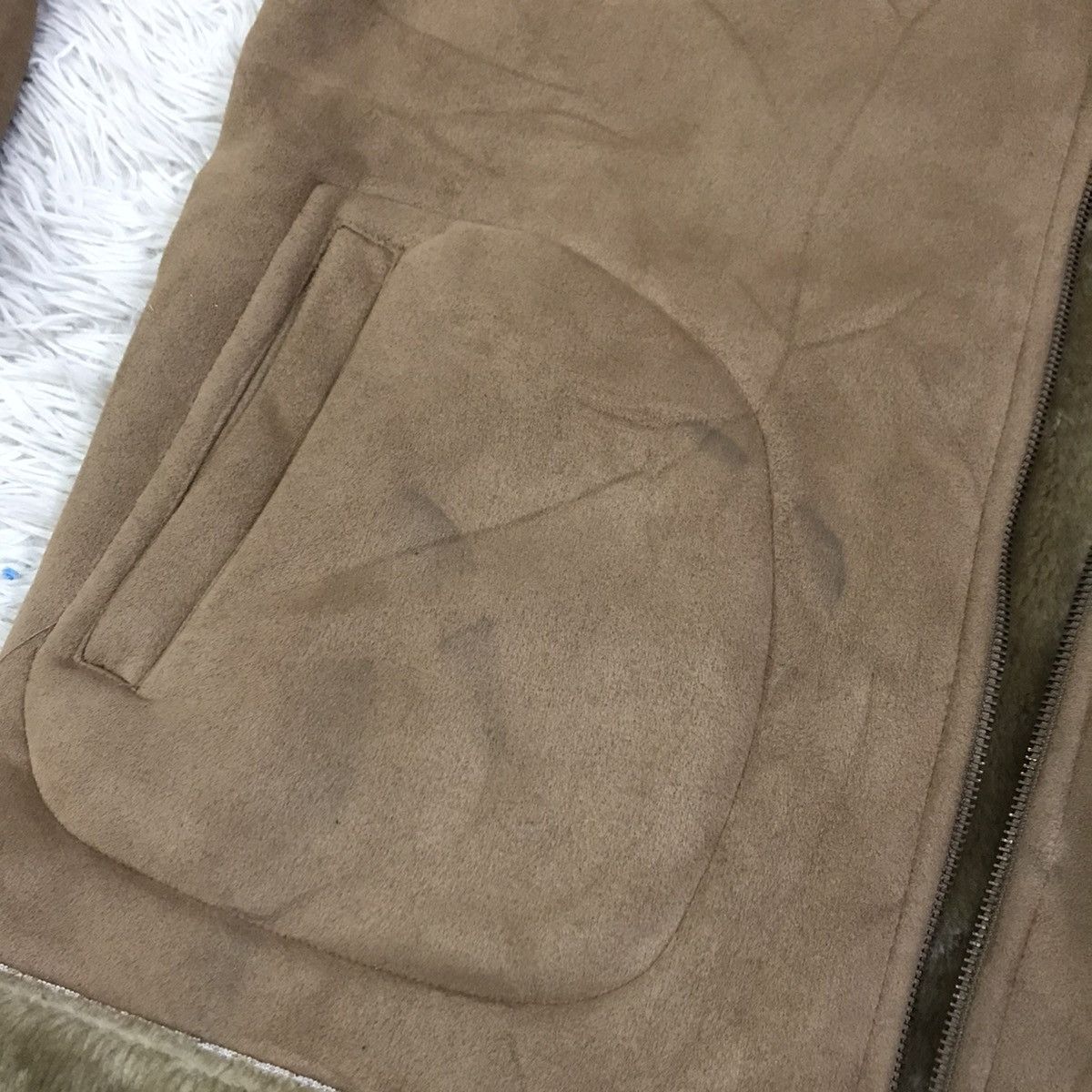 Japanese Brand Vintage Work Plants Sherpa Double Pocket Zipper Jacket Size US L / EU 52-54 / 3 - 11 Thumbnail