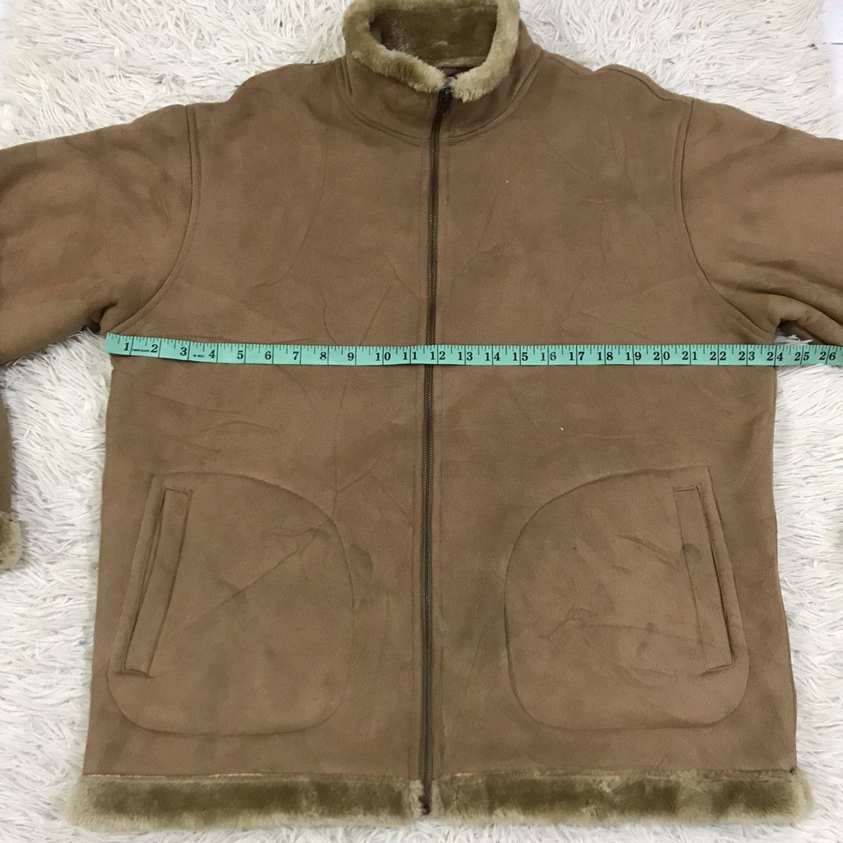 Japanese Brand Vintage Work Plants Sherpa Double Pocket Zipper Jacket Size US L / EU 52-54 / 3 - 13 Thumbnail