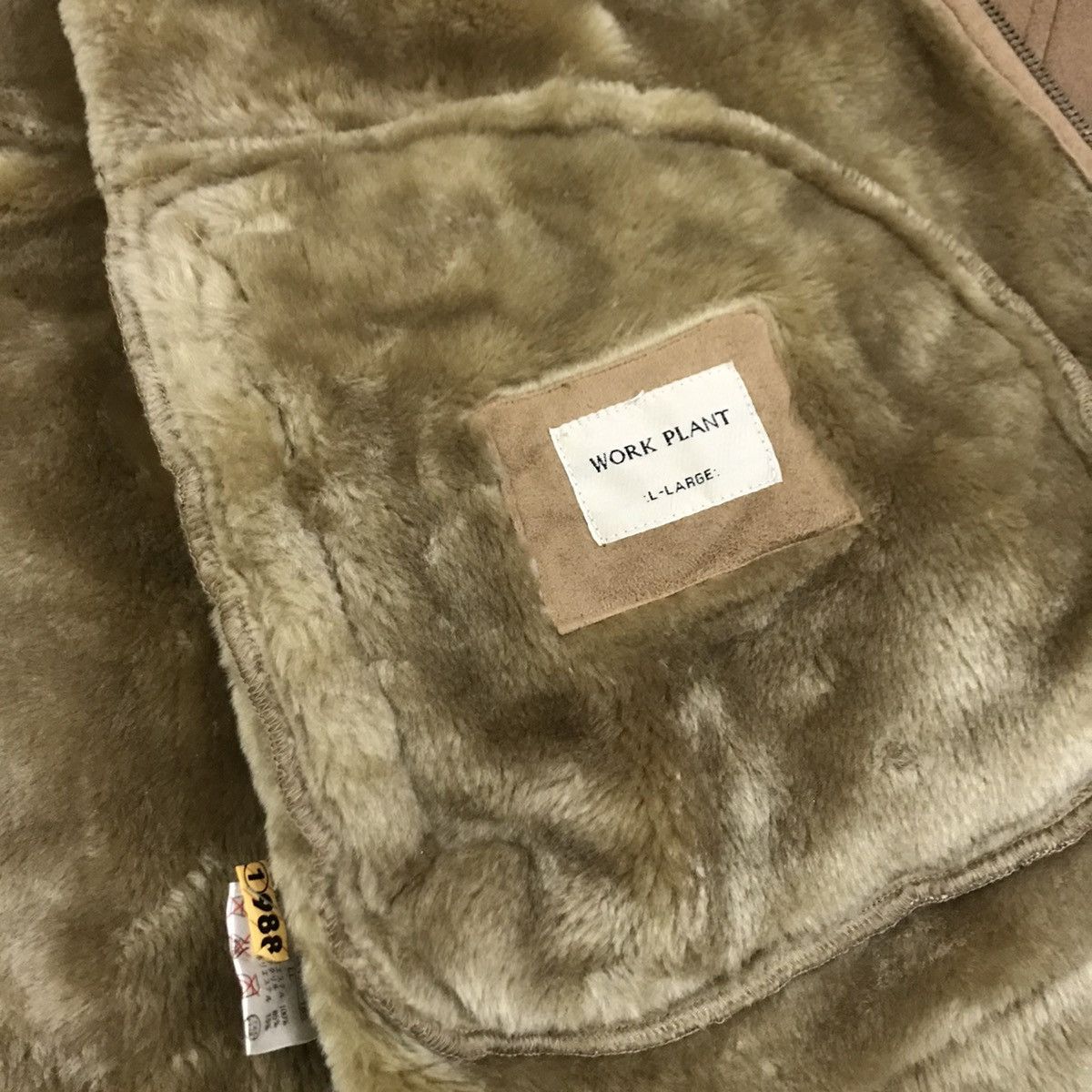 Japanese Brand Vintage Work Plants Sherpa Double Pocket Zipper Jacket Size US L / EU 52-54 / 3 - 8 Thumbnail