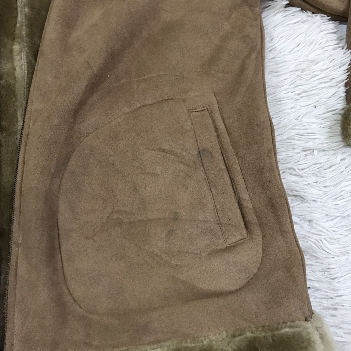 Japanese Brand Vintage Work Plants Sherpa Double Pocket Zipper Jacket Size US L / EU 52-54 / 3 - 12 Thumbnail