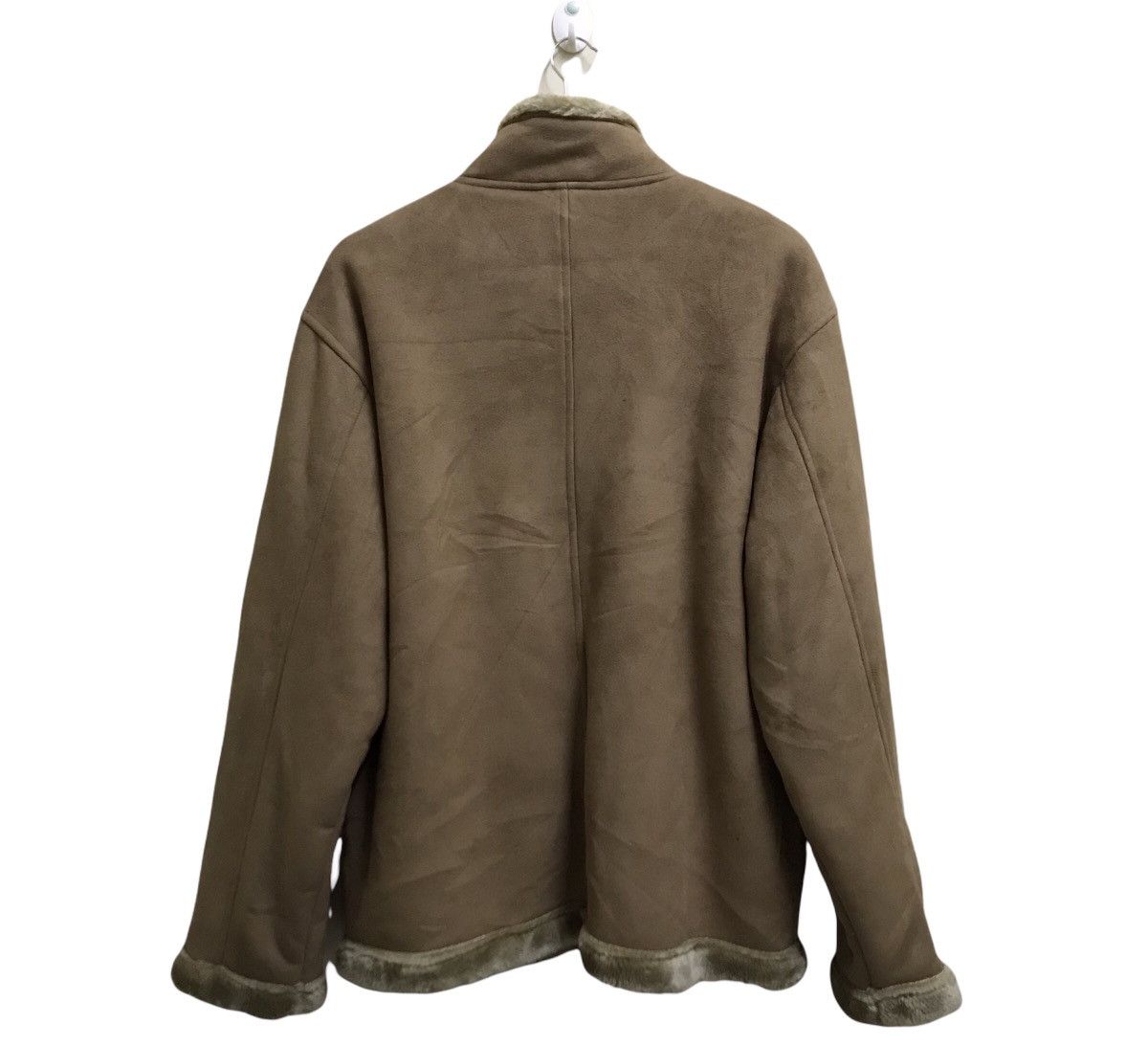 Japanese Brand Vintage Work Plants Sherpa Double Pocket Zipper Jacket Size US L / EU 52-54 / 3 - 2 Thumbnail
