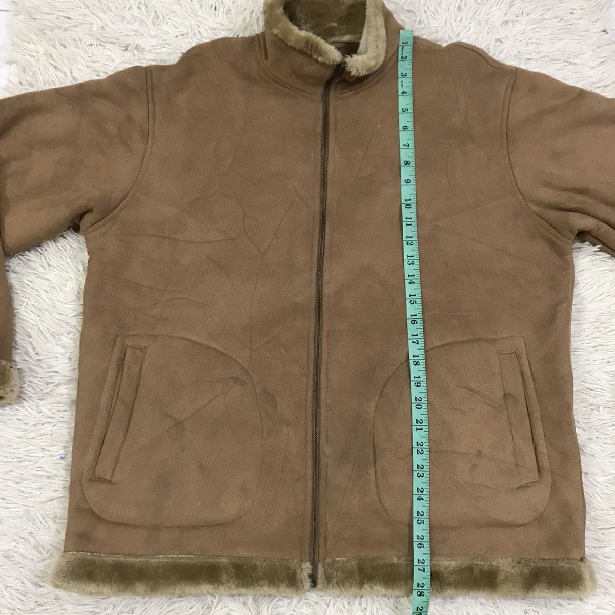 Japanese Brand Vintage Work Plants Sherpa Double Pocket Zipper Jacket Size US L / EU 52-54 / 3 - 14 Thumbnail