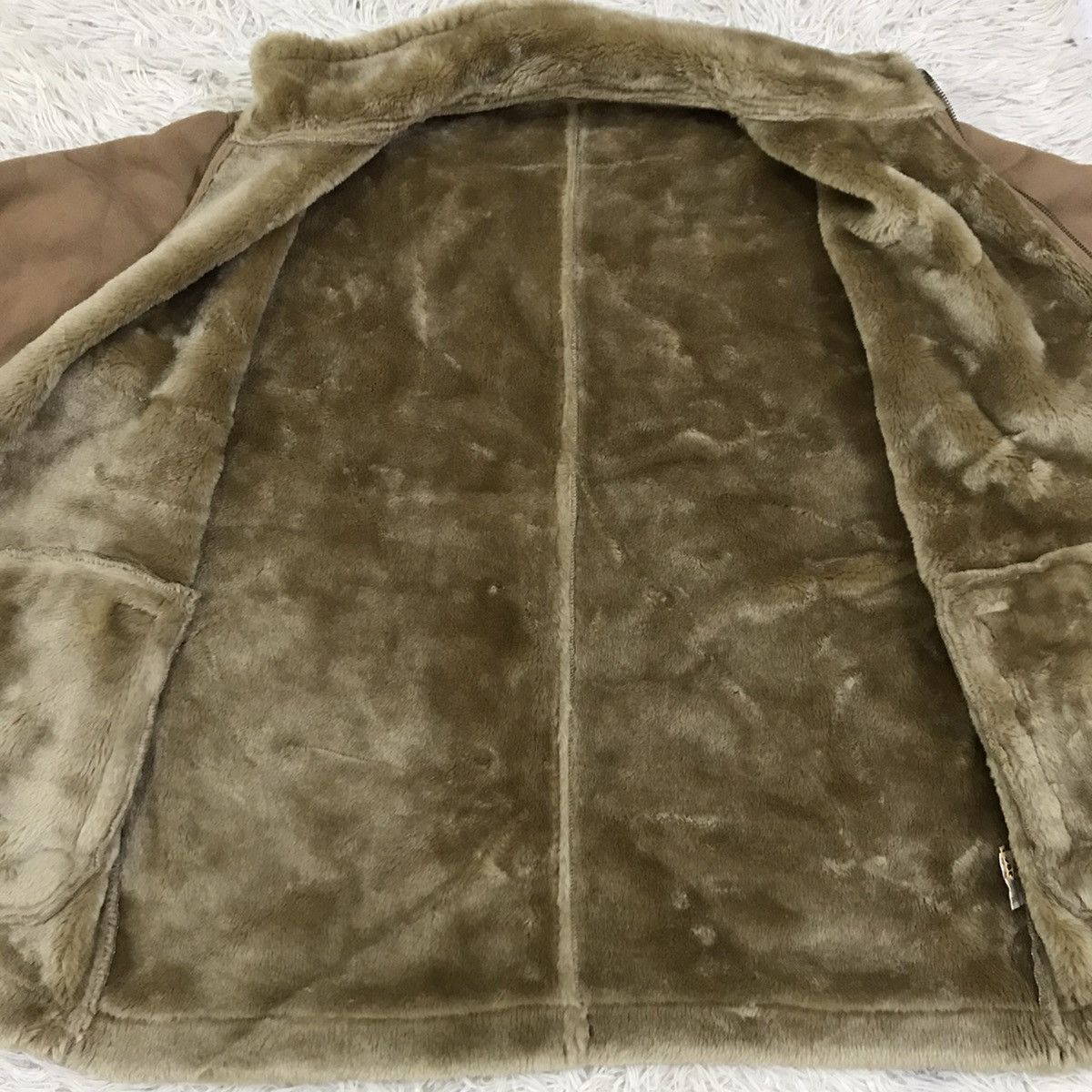 Japanese Brand Vintage Work Plants Sherpa Double Pocket Zipper Jacket Size US L / EU 52-54 / 3 - 7 Thumbnail