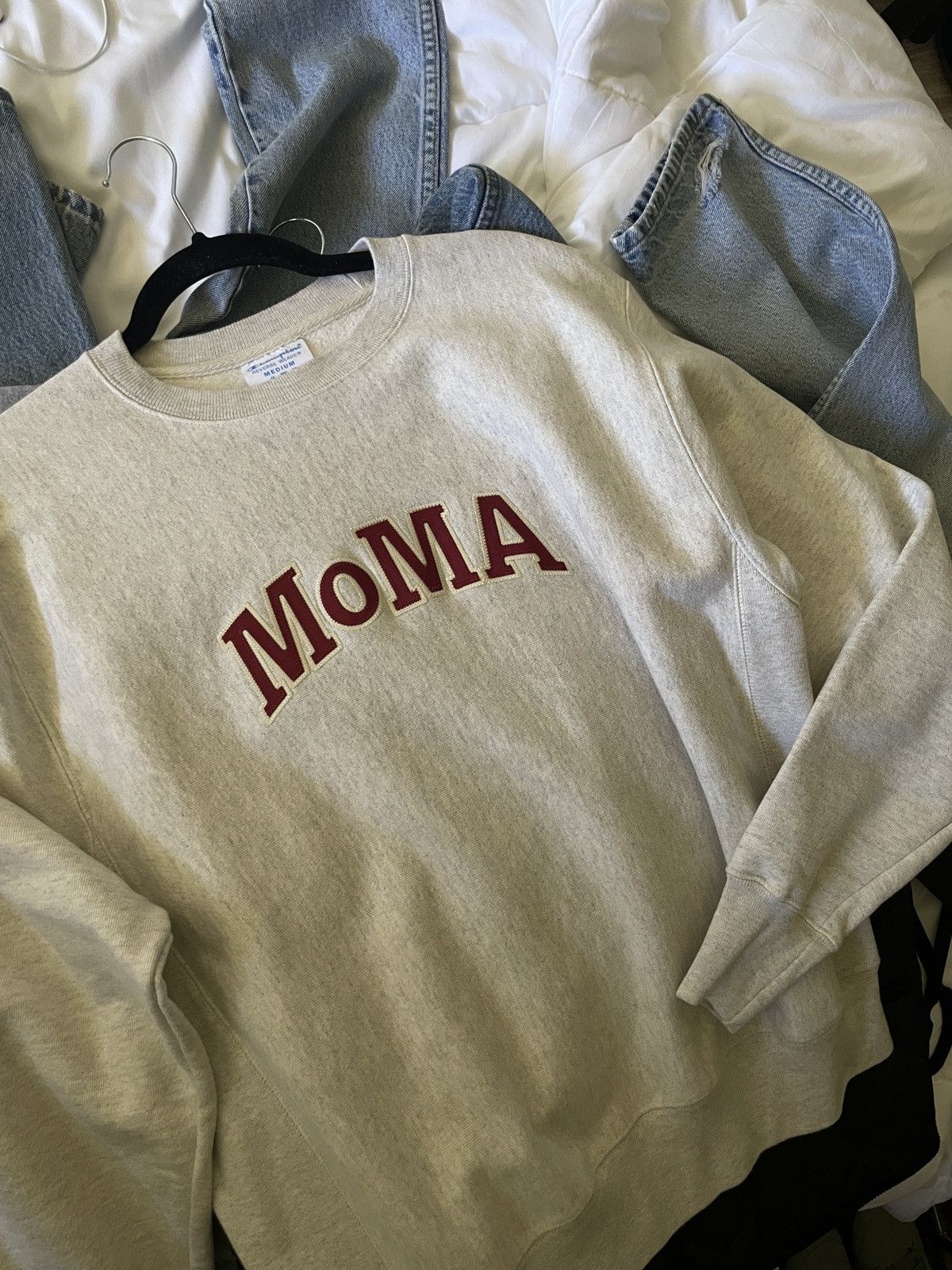 Champion Crewneck Sweatshirt MoMA Edition Grailed