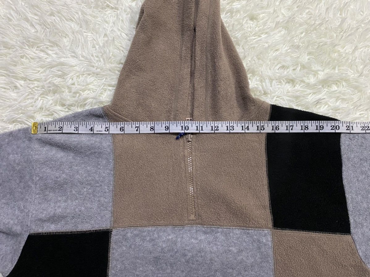 Japanese Brand Mountain Fleece Patchwork Hoodie Jumper Size US M / EU 48-50 / 2 - 13 Thumbnail