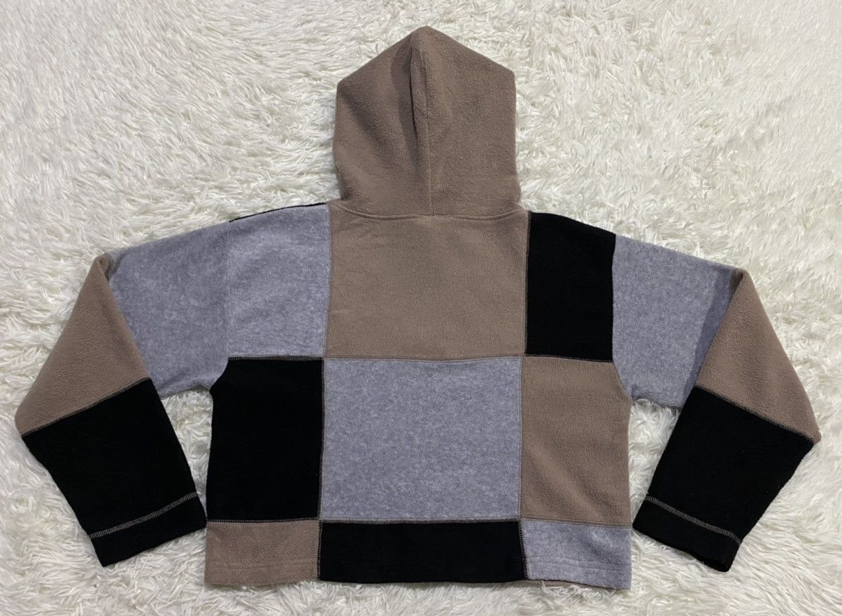Japanese Brand Mountain Fleece Patchwork Hoodie Jumper Size US M / EU 48-50 / 2 - 8 Thumbnail