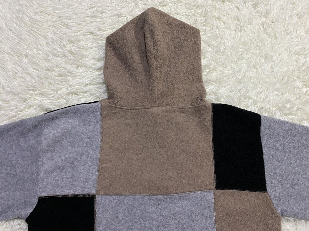 Japanese Brand Mountain Fleece Patchwork Hoodie Jumper Size US M / EU 48-50 / 2 - 7 Thumbnail