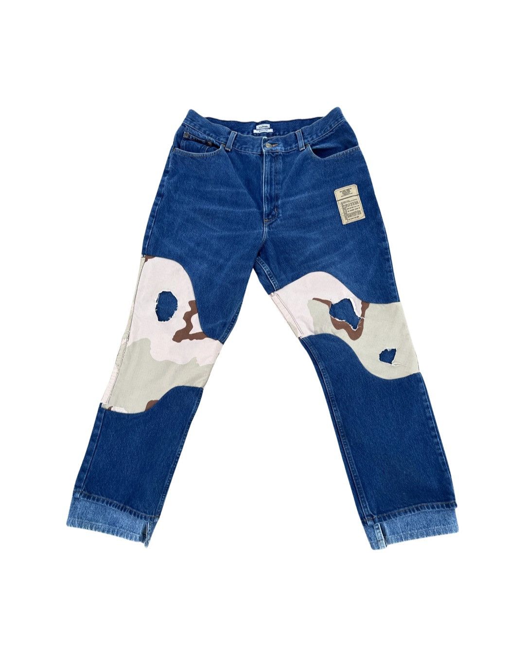 L.L. Bean Reworked camo jeans Size US 33 - 1 Thumbnail