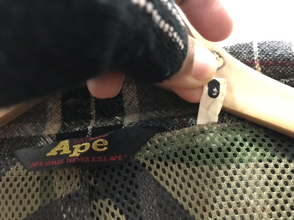 Bape 🔥Need Gone Today🔥A Bathing Ape General Check Pattern Size US S / EU 44-46 / 1 - 8 Thumbnail
