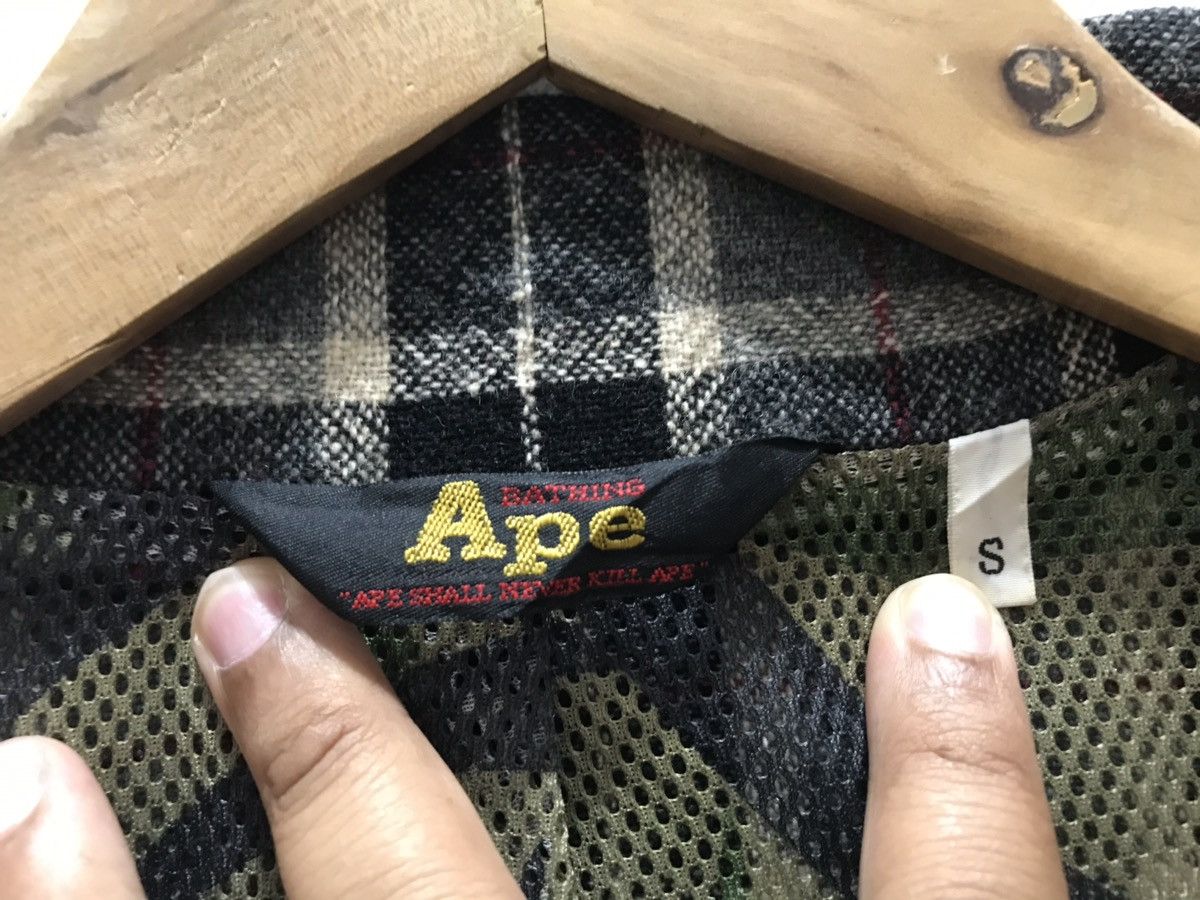 Bape 🔥Need Gone Today🔥A Bathing Ape General Check Pattern Size US S / EU 44-46 / 1 - 7 Thumbnail