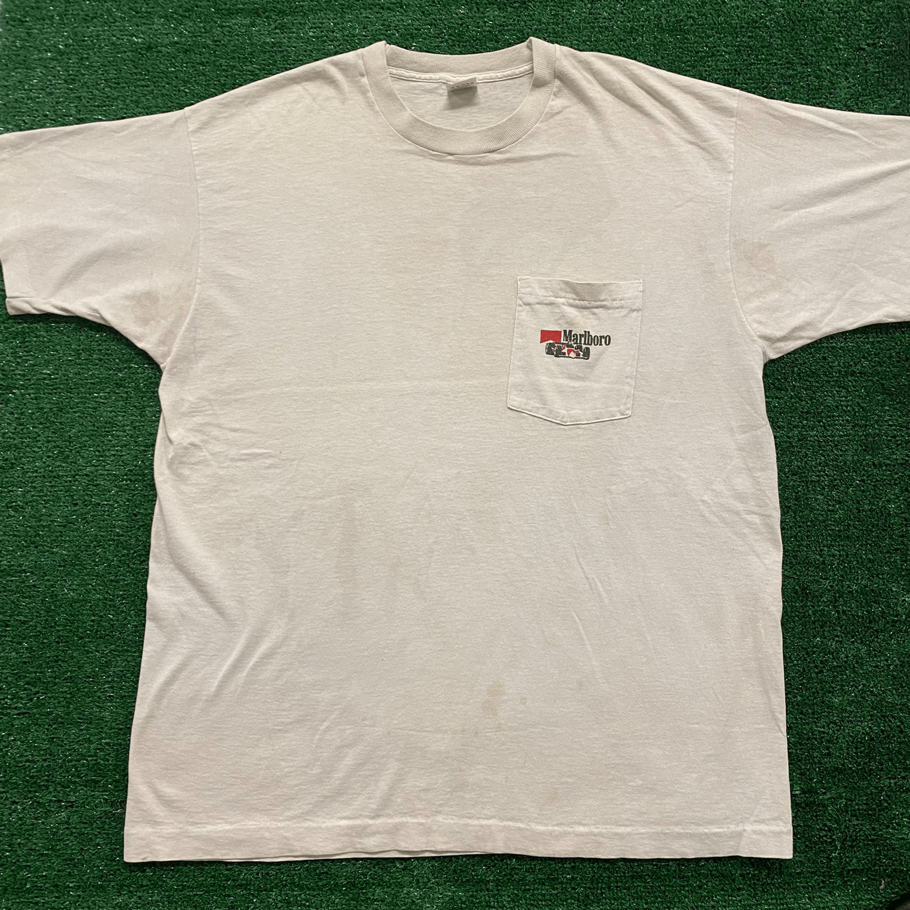 Vintage Marlboro Racing Art Vintage 90s T-Shirt | Grailed