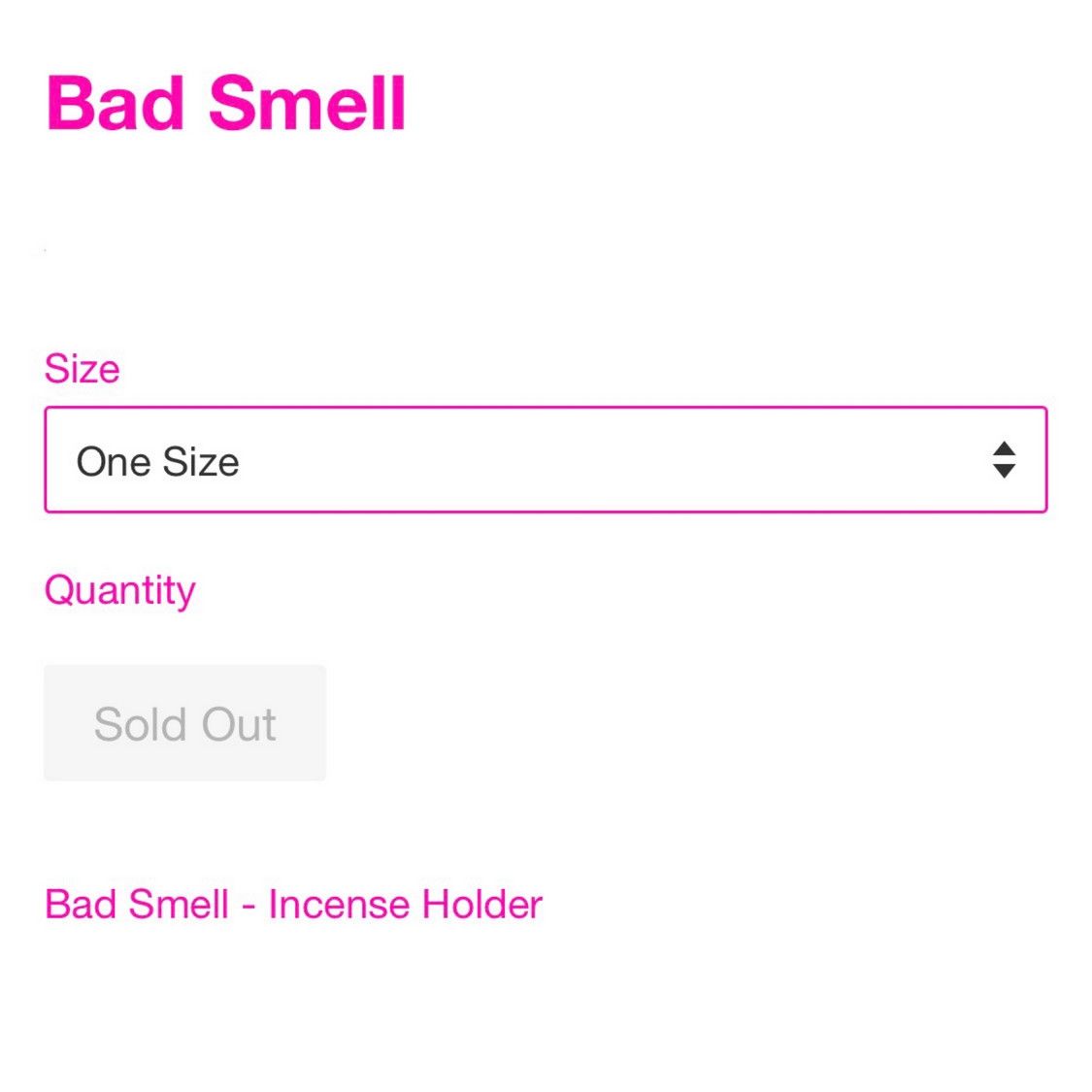 Anti Social Social Club Bad Smell Incense Holder Size ONE SIZE - 3 Thumbnail