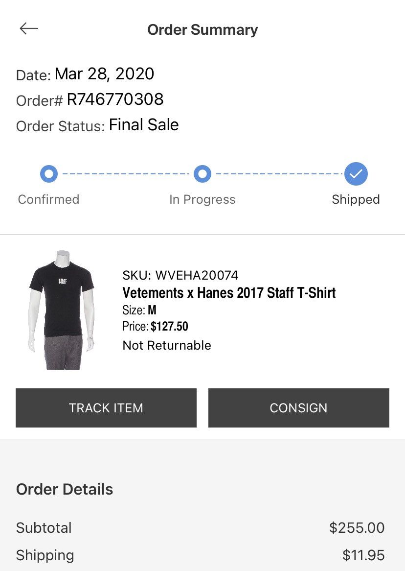 Vetements Vetements Staff T-shirt | Grailed