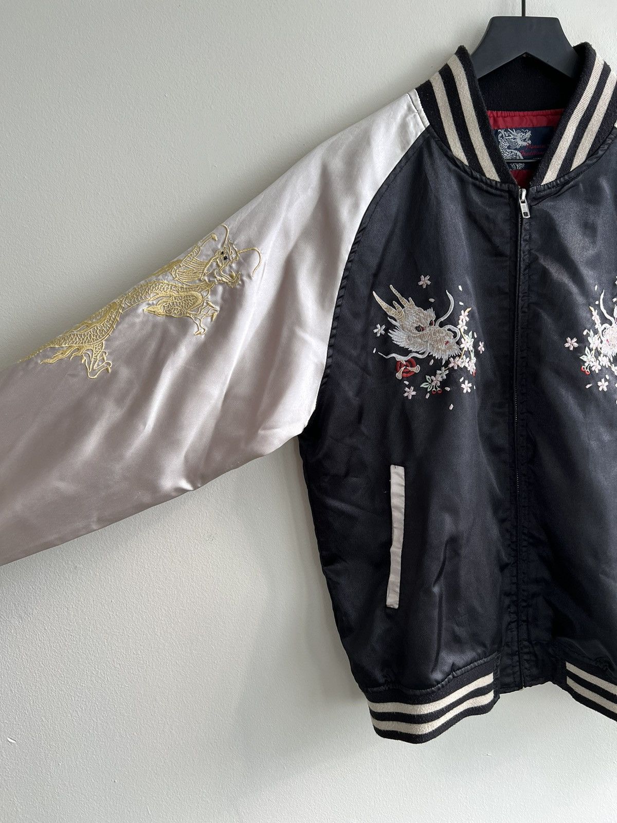 Japanese Brand × Vintage Rare Vintage Sukajan Japanese Souvenir Jacket Size US L / EU 52-54 / 3 - 3 Thumbnail