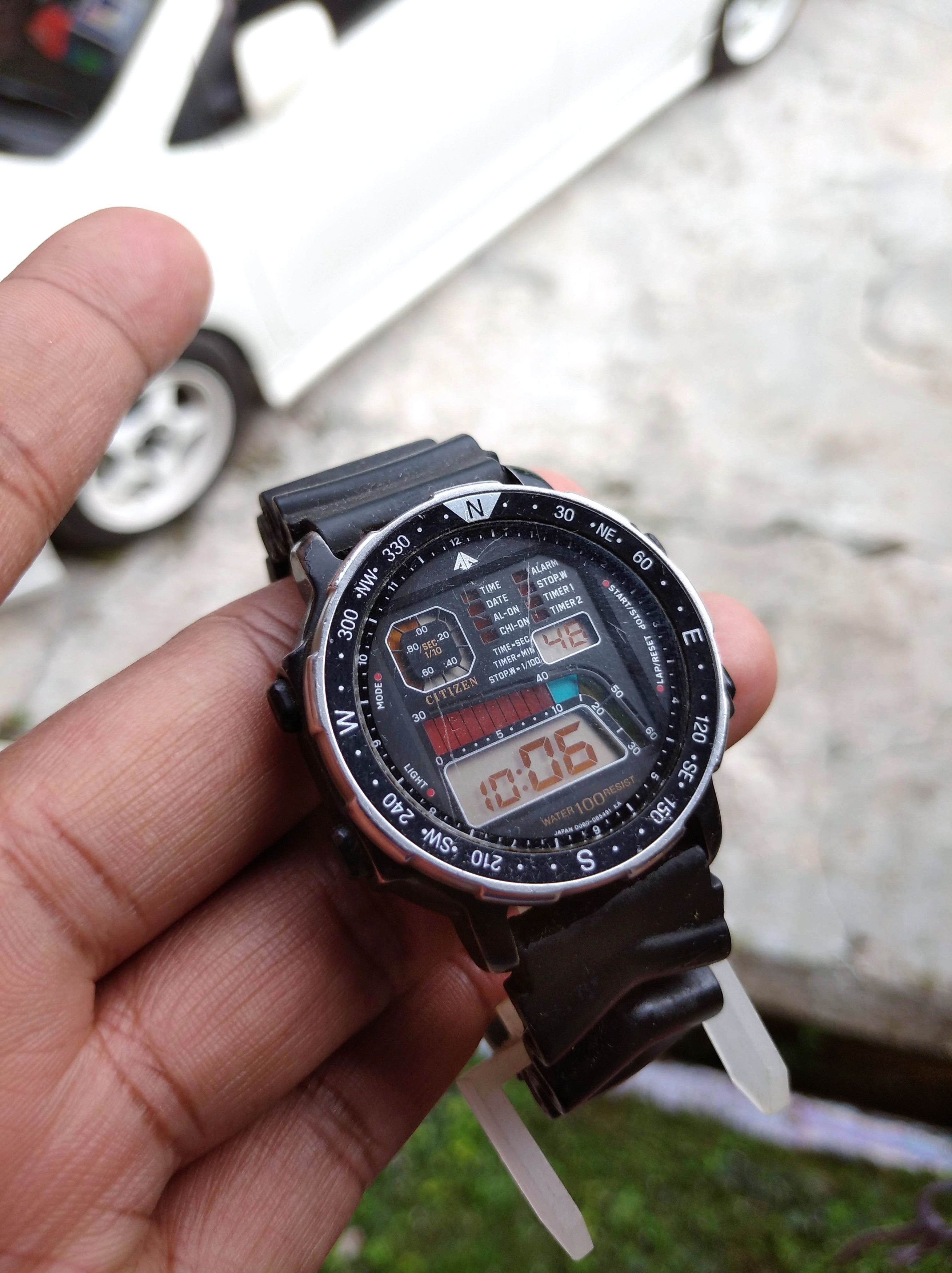 Citizen Vintage Watch Citizen windsurfing d060 digital watch Grailed