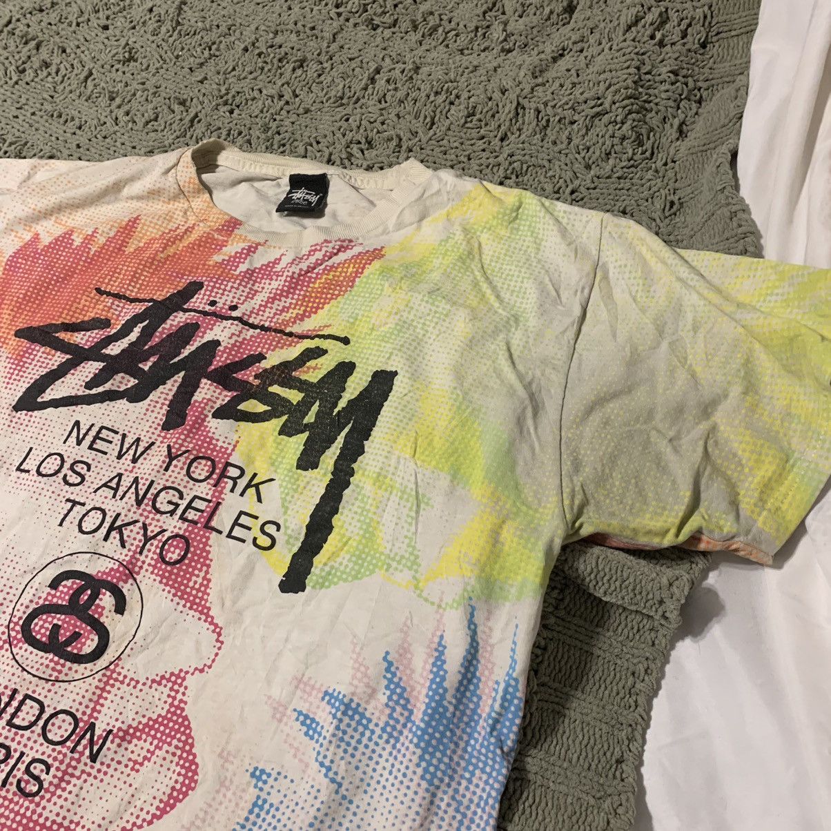 Stussy STUSSY ALL OVER PRINT size L. Worn (needs bath) Size US L / EU 52-54 / 3 - 3 Thumbnail