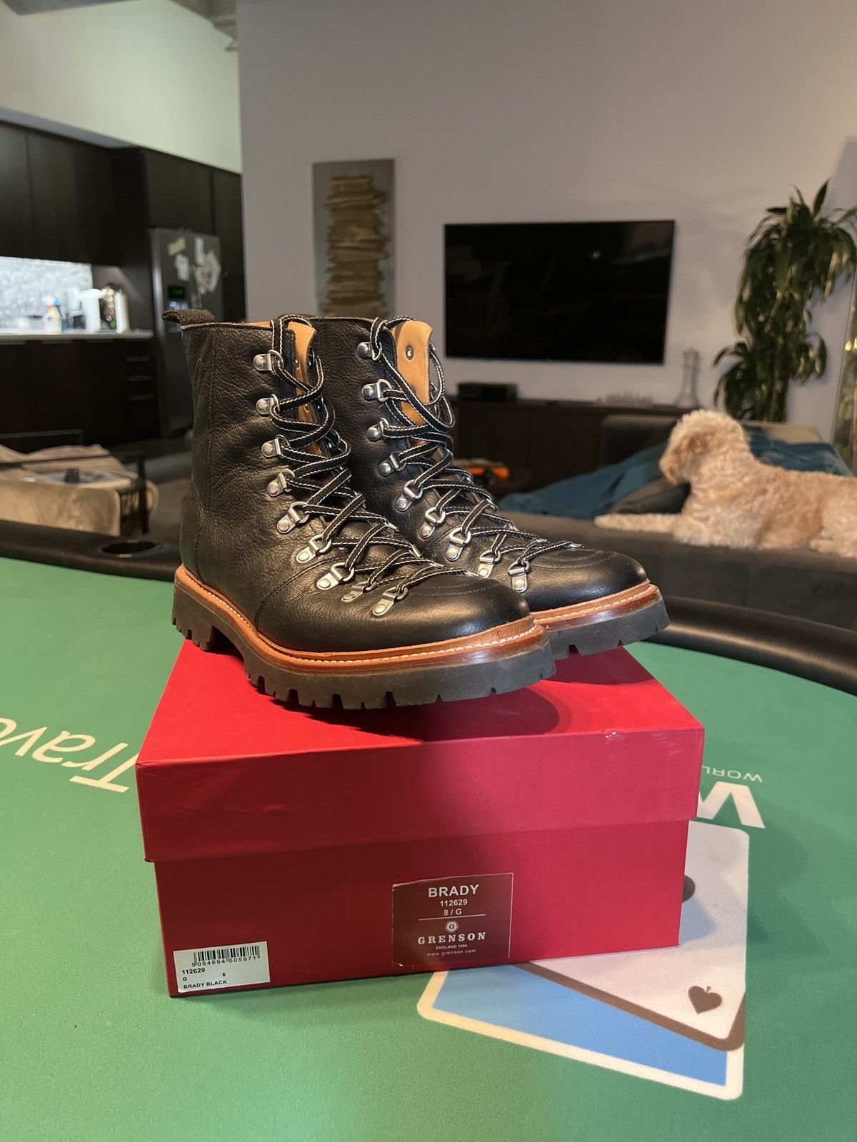 grenson brady hiker boots