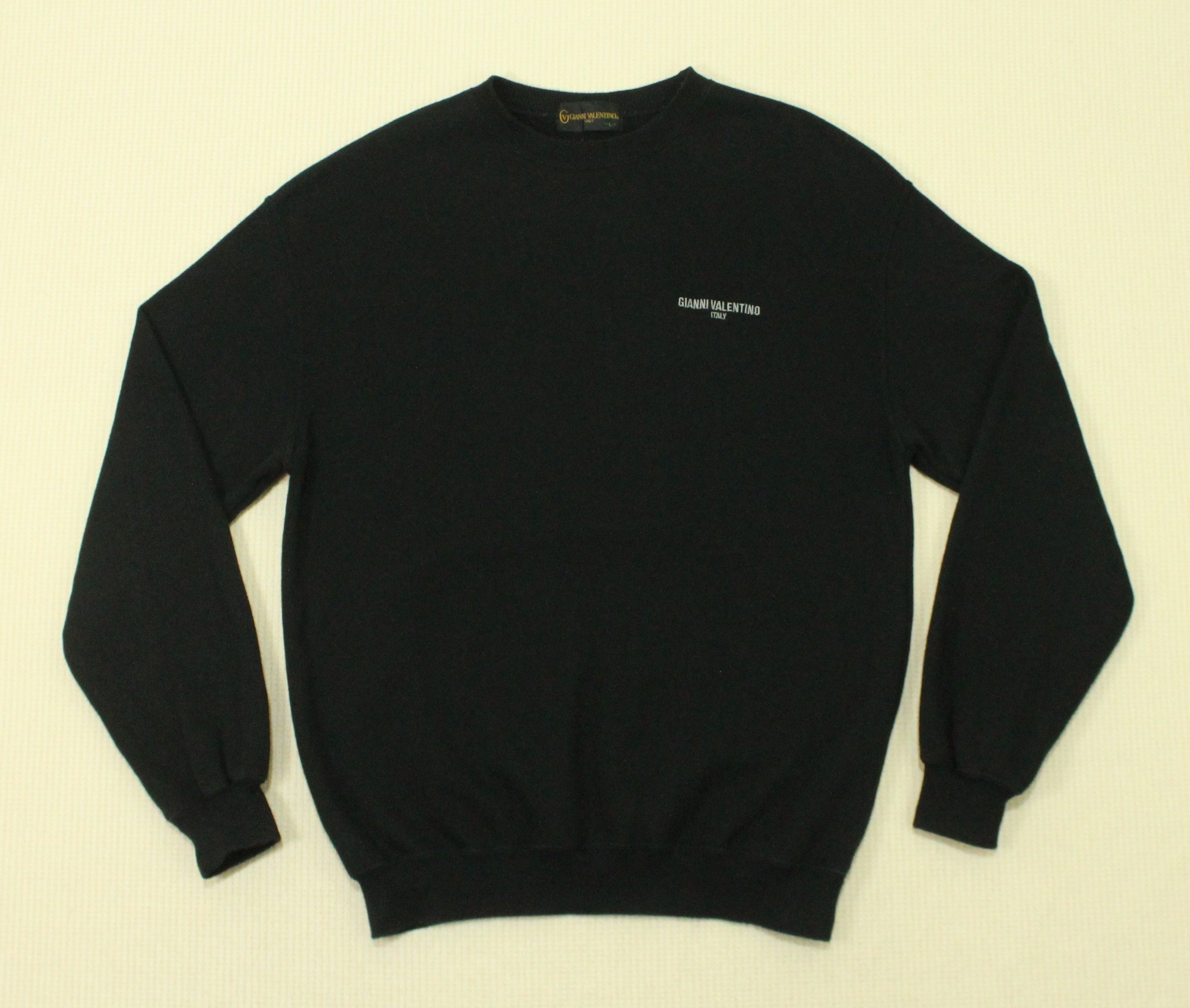 Gianni Valentino × Japanese Brand × Valentino GIANNI VALENTINO Sweatshirt Embroidered Logo Size US L / EU 52-54 / 3 - 6 Thumbnail