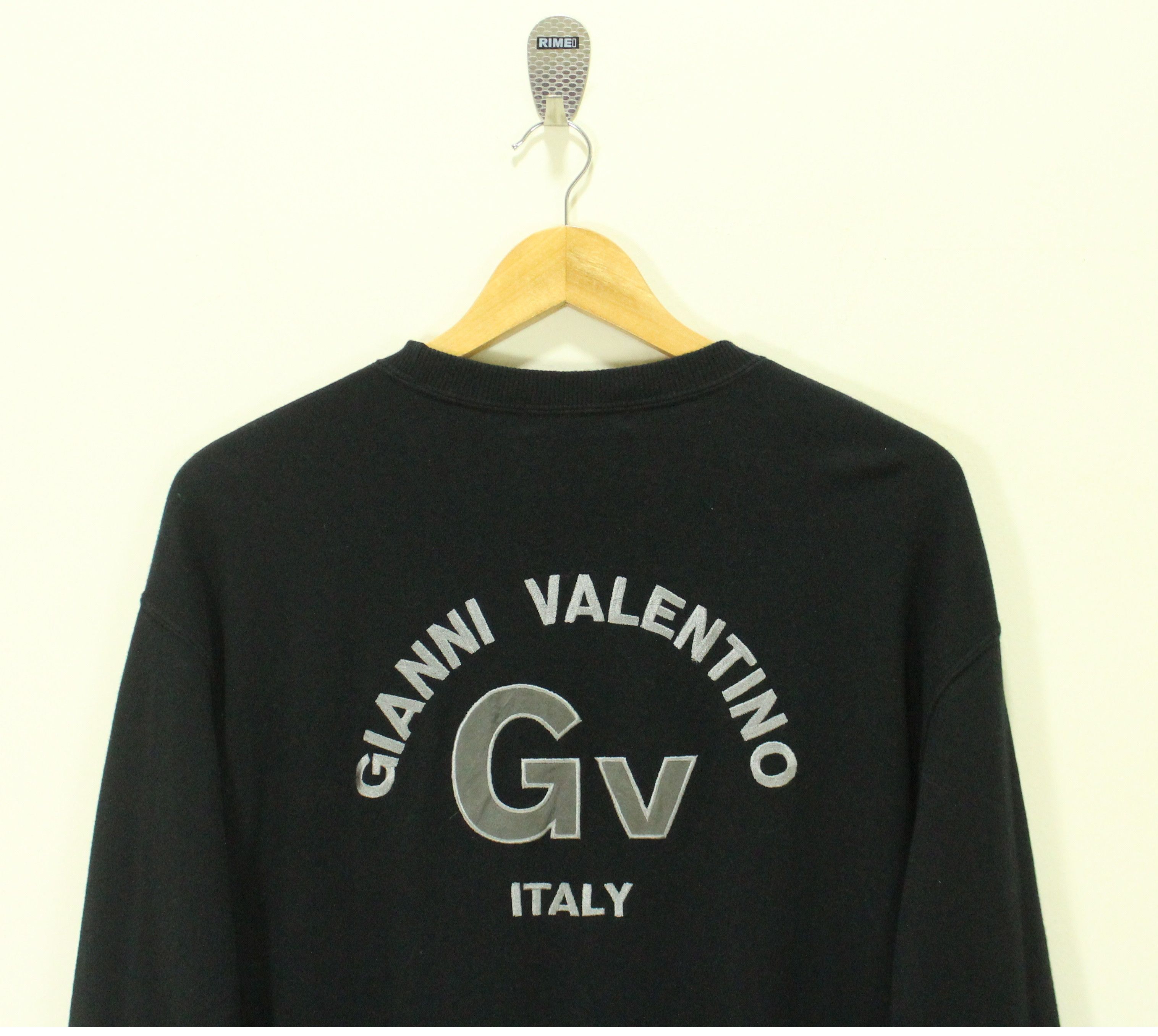 Gianni Valentino × Japanese Brand × Valentino GIANNI VALENTINO Sweatshirt Embroidered Logo Size US L / EU 52-54 / 3 - 2 Thumbnail