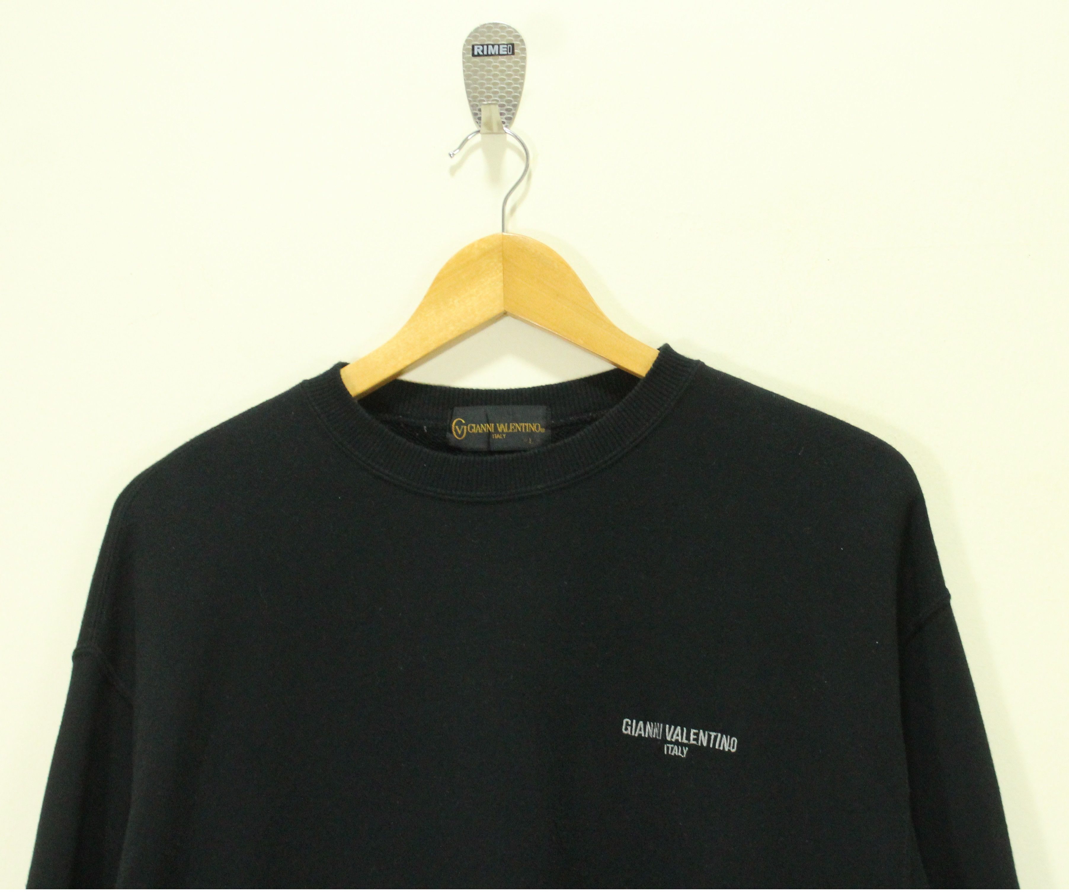 Gianni Valentino × Japanese Brand × Valentino GIANNI VALENTINO Sweatshirt Embroidered Logo Size US L / EU 52-54 / 3 - 4 Thumbnail