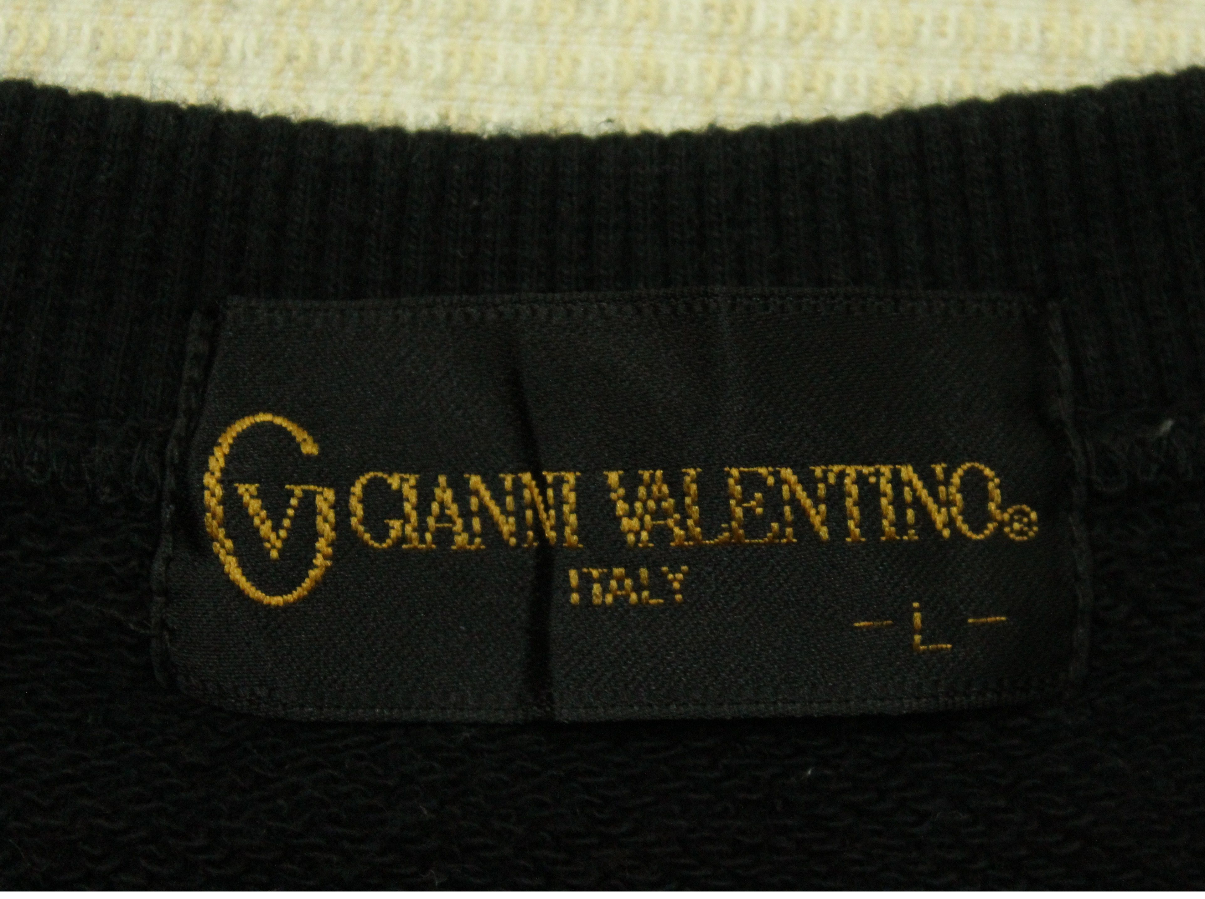 Gianni Valentino × Japanese Brand × Valentino GIANNI VALENTINO Sweatshirt Embroidered Logo Size US L / EU 52-54 / 3 - 12 Thumbnail