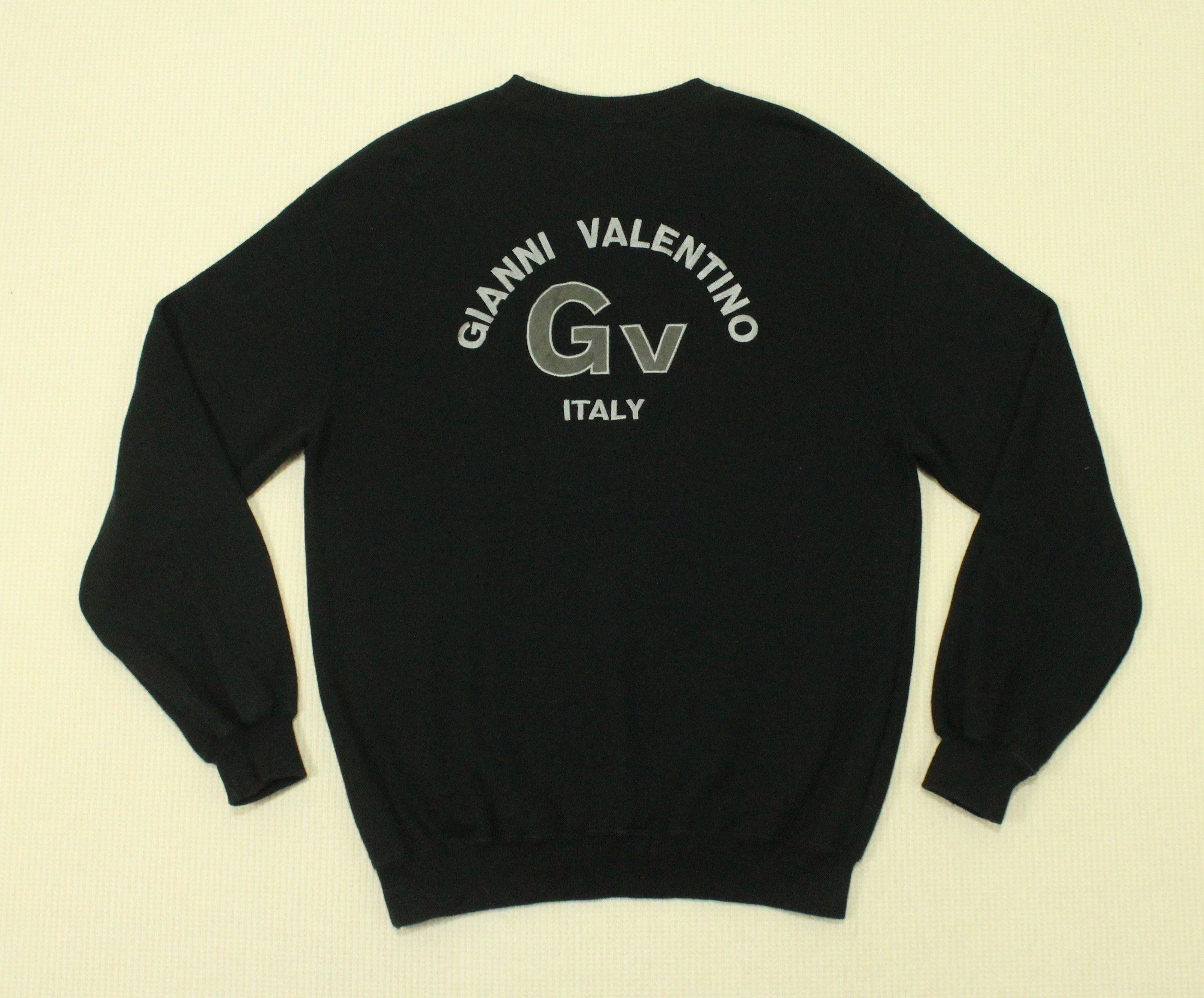 Gianni Valentino × Japanese Brand × Valentino GIANNI VALENTINO Sweatshirt Embroidered Logo Size US L / EU 52-54 / 3 - 7 Thumbnail