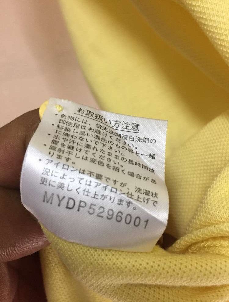Balenciaga Yellow Balenciaga Paris Polo Tee Size US L / EU 52-54 / 3 - 7 Thumbnail