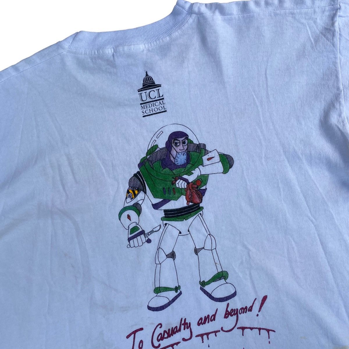 Vintage Buzz Lightyear Parody UCL Medical School Vintage Shirt. #Z Size US XL / EU 56 / 4 - 6 Thumbnail