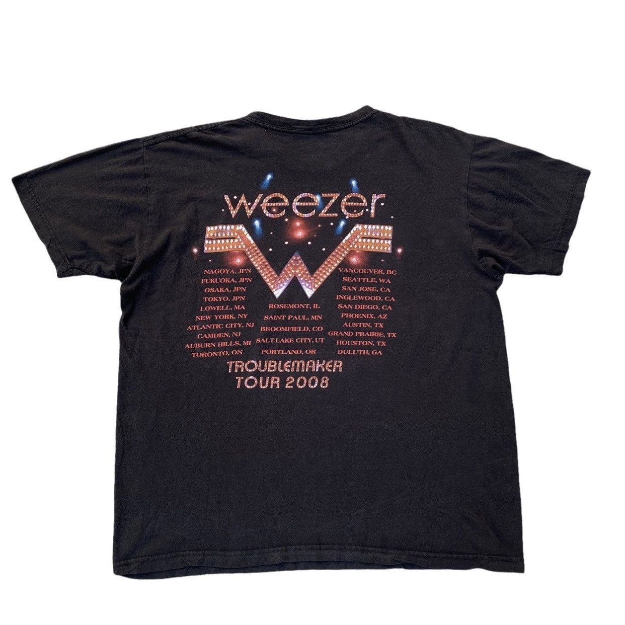 Band Tees × Vintage Weezer Troublemaker Tour Shirt. #R Size US XL / EU 56 / 4 - 5 Thumbnail