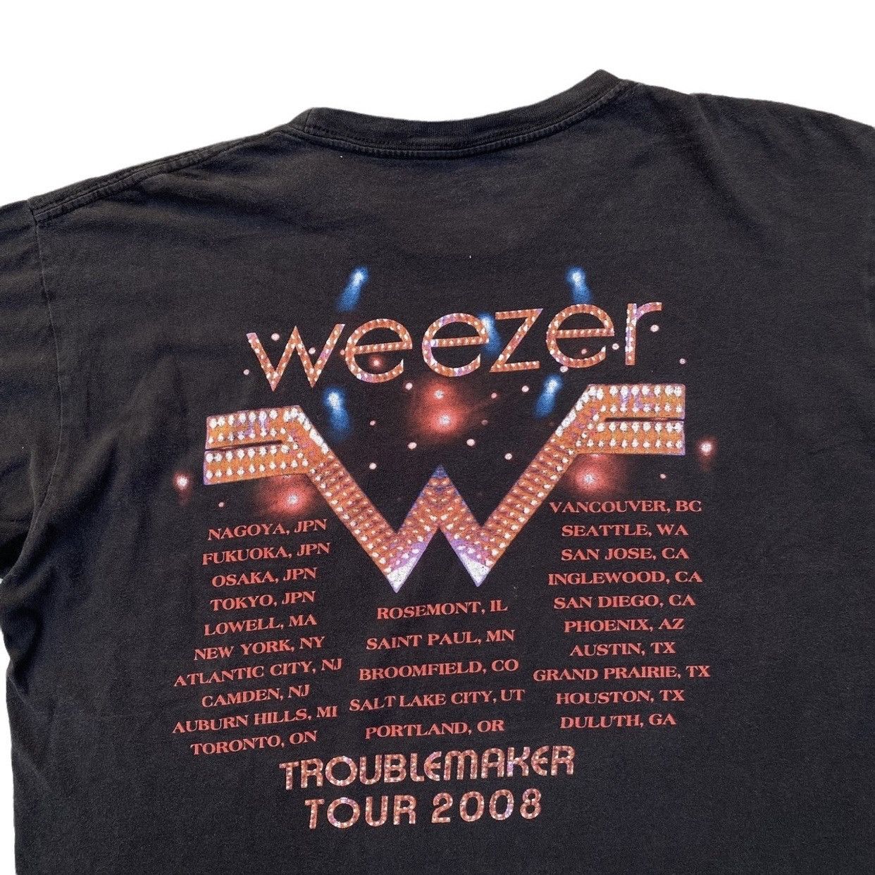 Band Tees × Vintage Weezer Troublemaker Tour Shirt. #R Size US XL / EU 56 / 4 - 6 Thumbnail