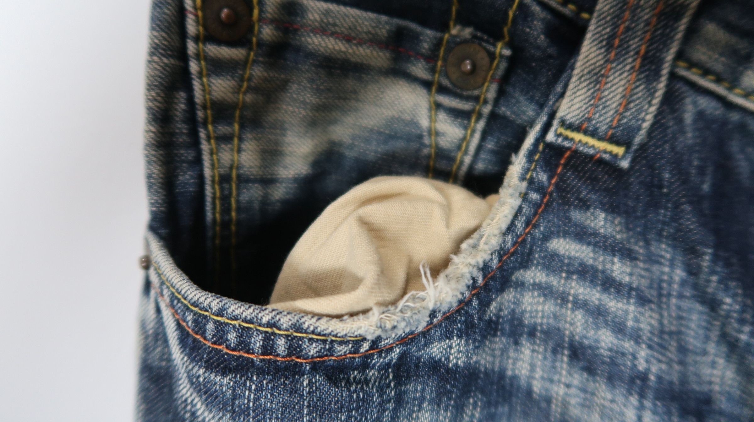 Edwin Edwin 503 Blue Trip Mud Max Jeans Size US 30 / EU 46 - 20 Thumbnail