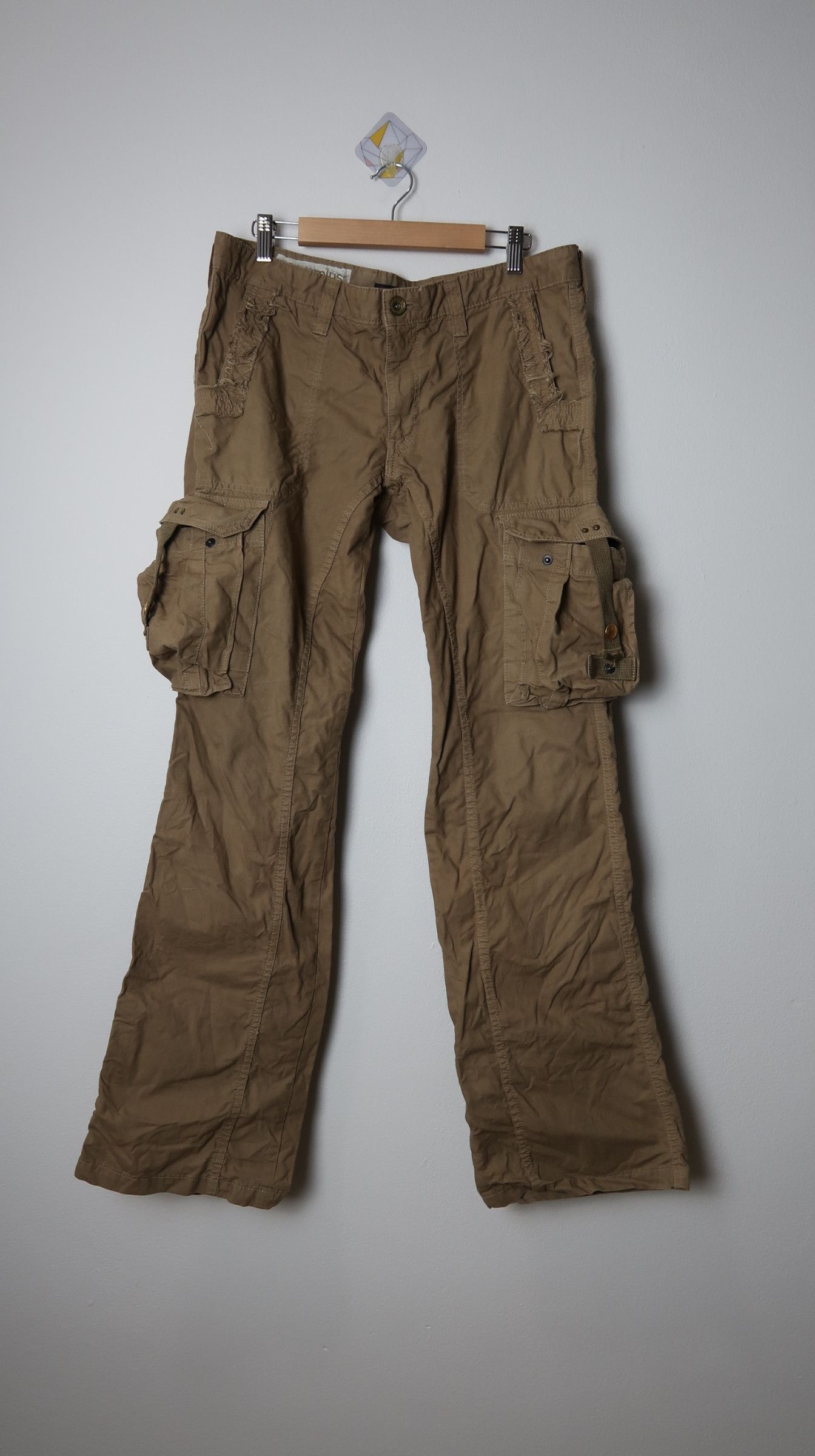 パンツ 00s archive bondage flare cargo pants Boneless Flared Bondage Cargo Pants – BLANK ARCHIVE