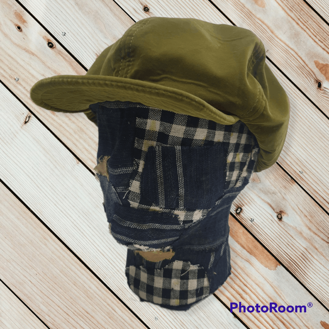 Japanese Brand Unnamed Green Military Japanese Cap Size 42 - 3 Thumbnail