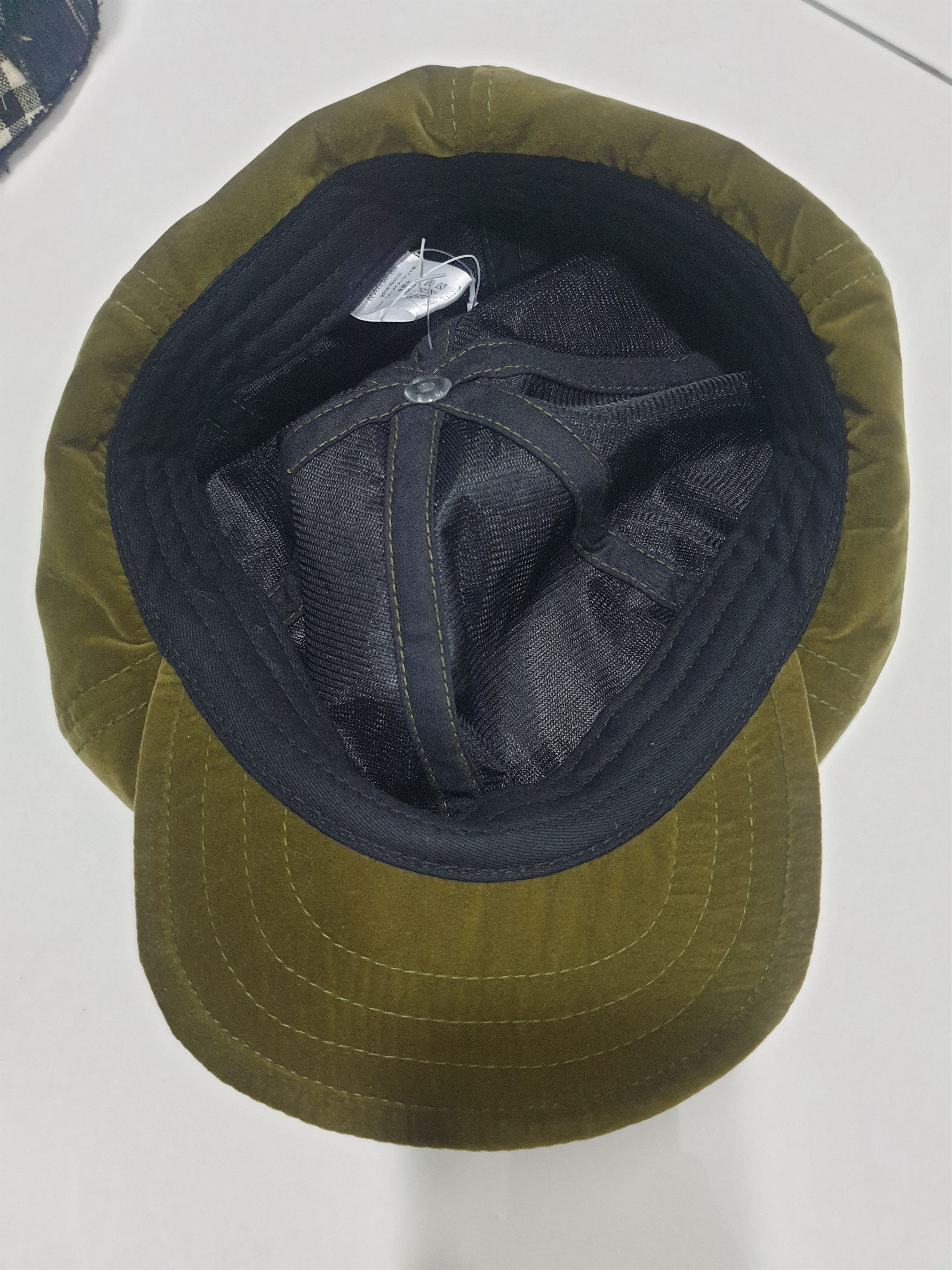 Japanese Brand Unnamed Green Military Japanese Cap Size 42 - 9 Thumbnail
