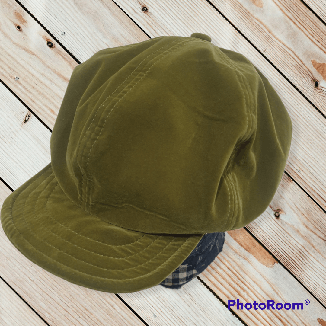 Japanese Brand Unnamed Green Military Japanese Cap Size 42 - 6 Thumbnail
