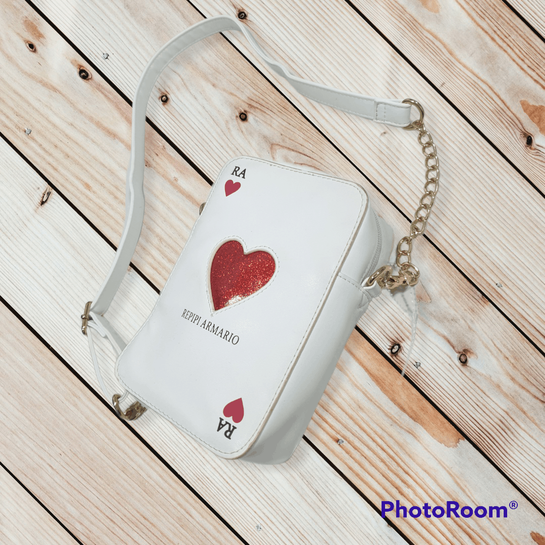 Japanese Brand 💥REPIPI ARMARIO Heart Card Design Sling Bag Size ONE SIZE - 1 Thumbnail