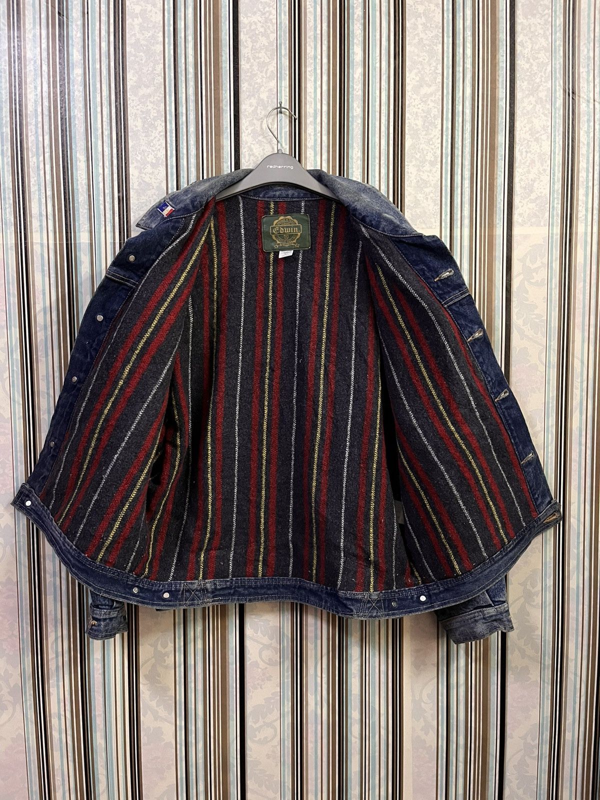 Edwin patches staff blanket trucker # C4 Size US L / EU 52-54 / 3 - 7 Thumbnail
