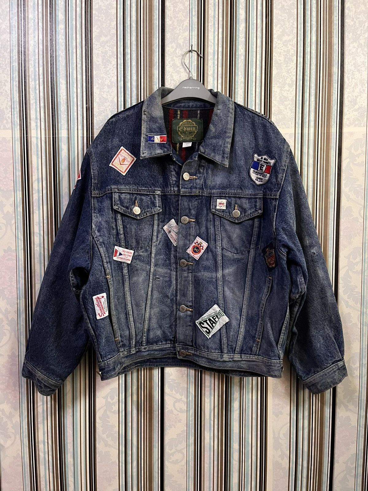 Edwin patches staff blanket trucker # C4 Size US L / EU 52-54 / 3 - 1 Thumbnail