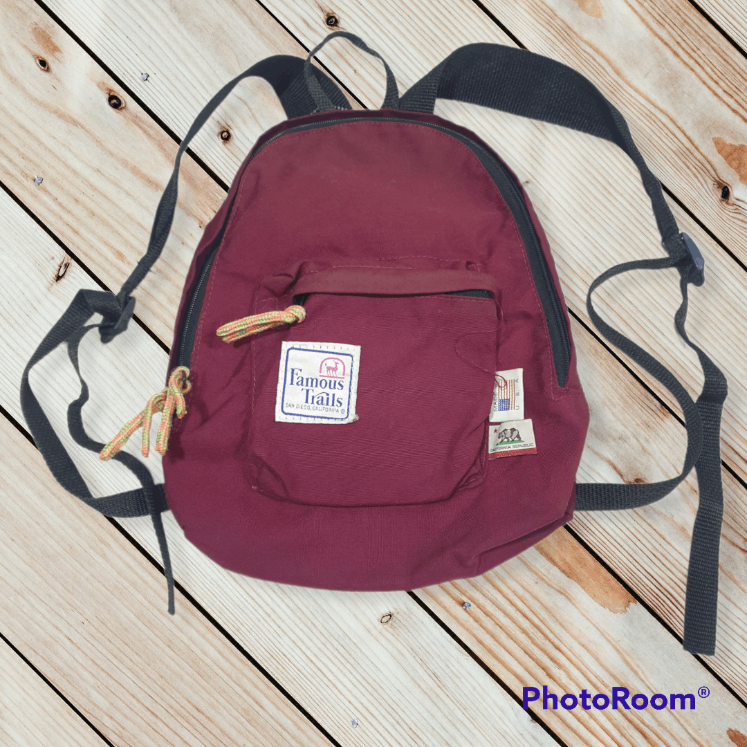 Japanese Brand 💥Republic California Maroon backpack Size ONE SIZE - 1 Thumbnail