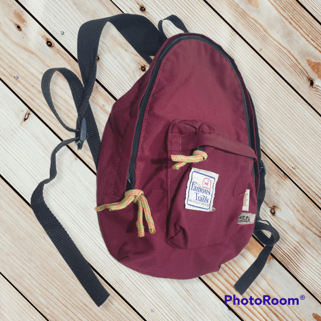Japanese Brand 💥Republic California Maroon backpack Size ONE SIZE - 2 Thumbnail