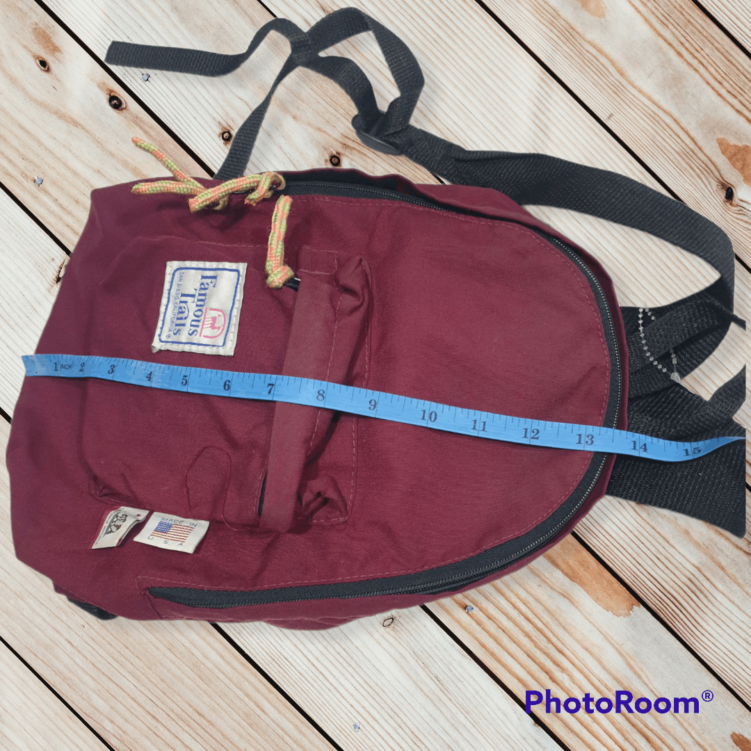 Japanese Brand 💥Republic California Maroon backpack Size ONE SIZE - 6 Thumbnail