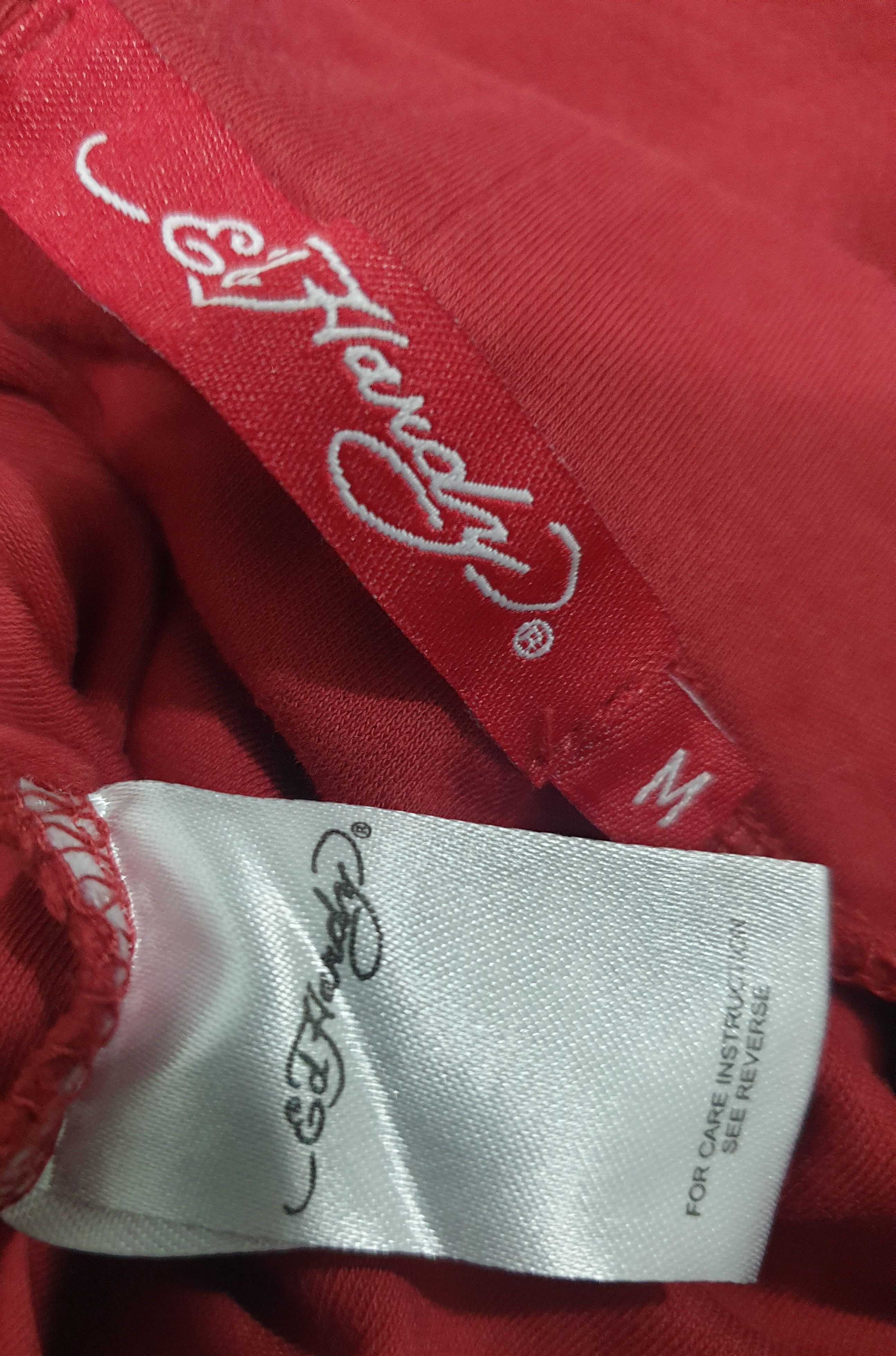 Ed Hardy Ed Hardy Red Colour Mini Skirt Size 38" / US 16 / IT 52 - 7 Thumbnail