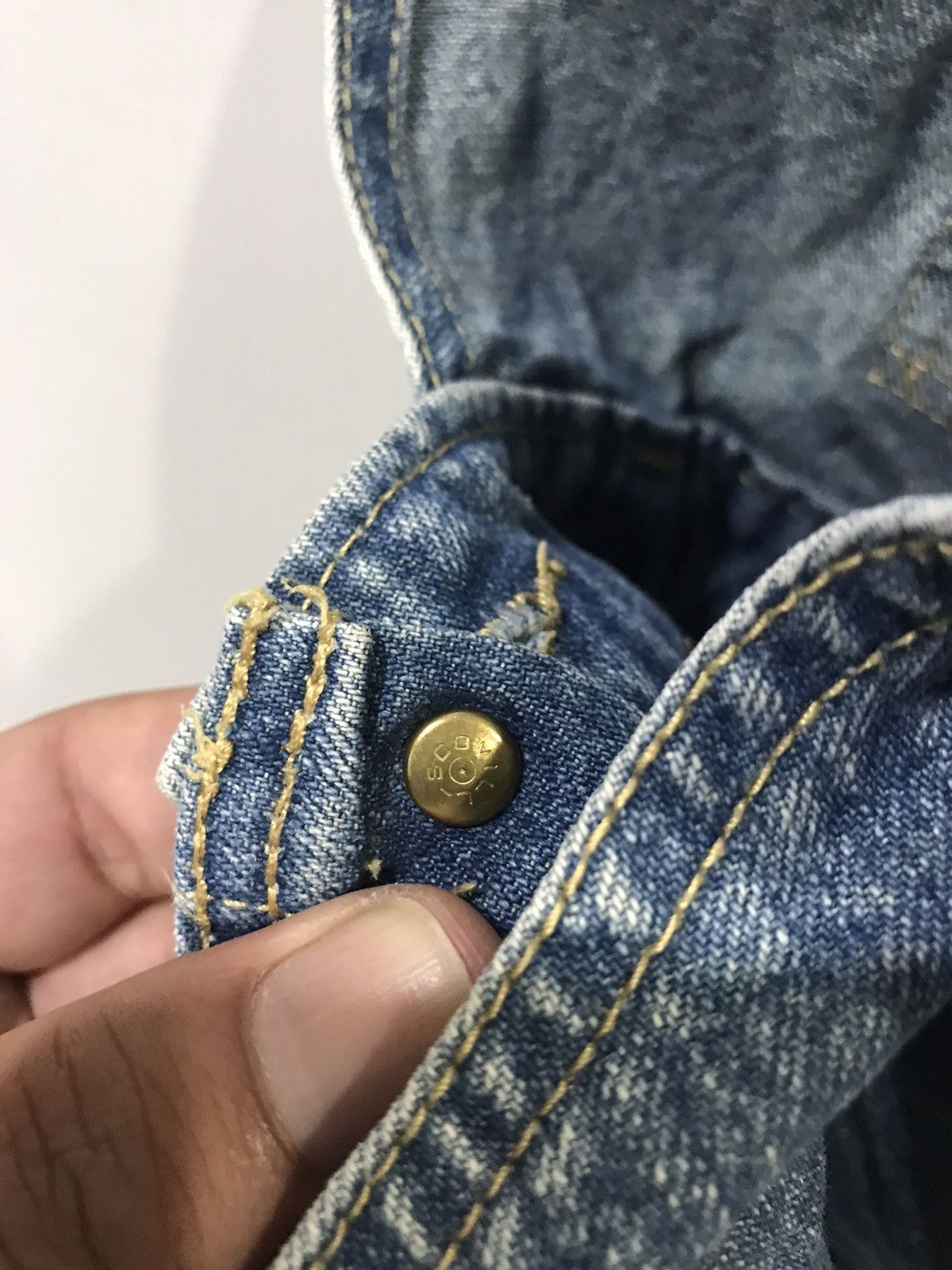 Japanese Brand Vintage Japan Made Monkey USN Design Short Denim Overall Size US 37 - 11 Thumbnail