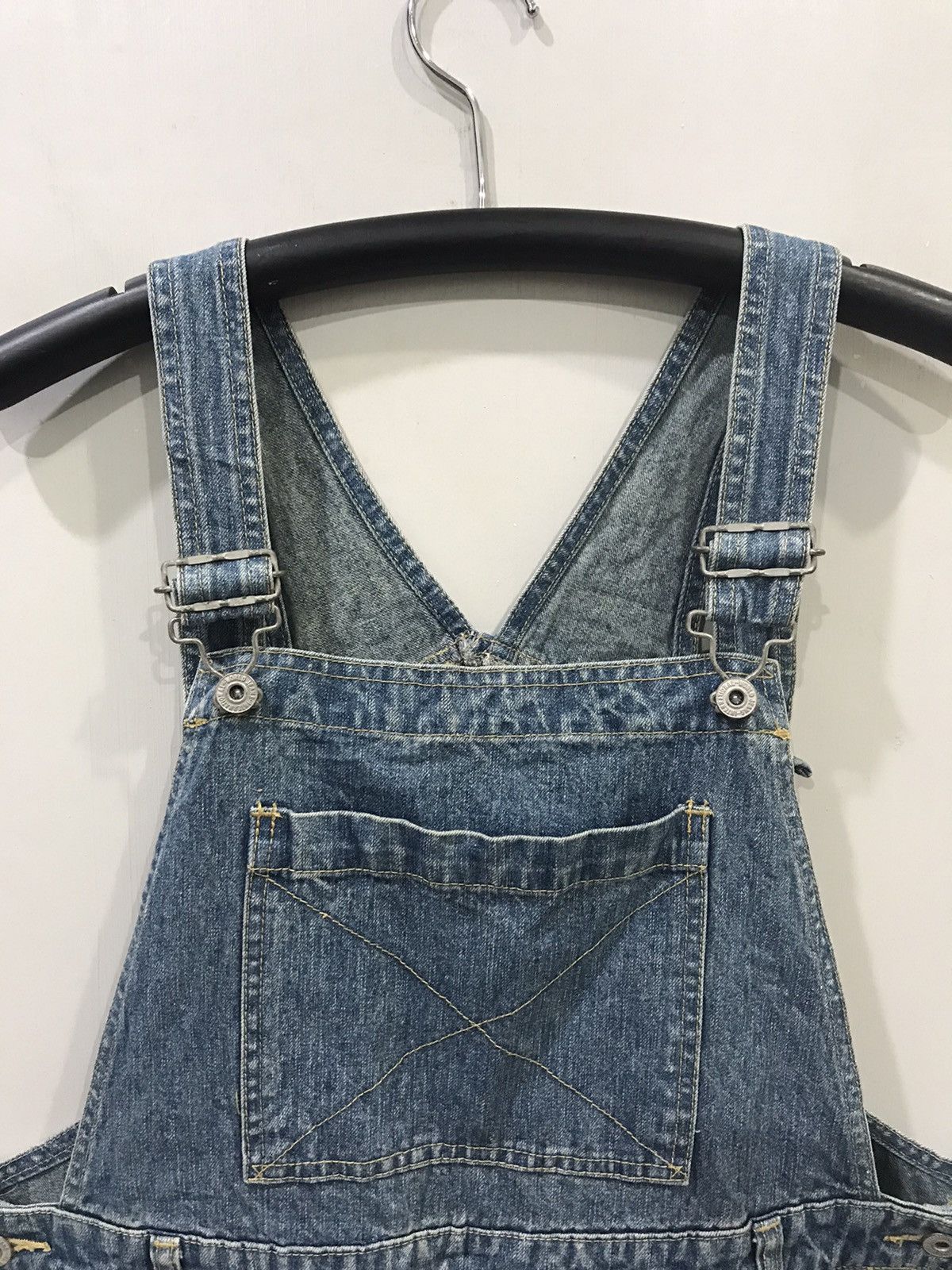 Japanese Brand Vintage Japan Made Monkey USN Design Short Denim Overall Size US 37 - 2 Thumbnail