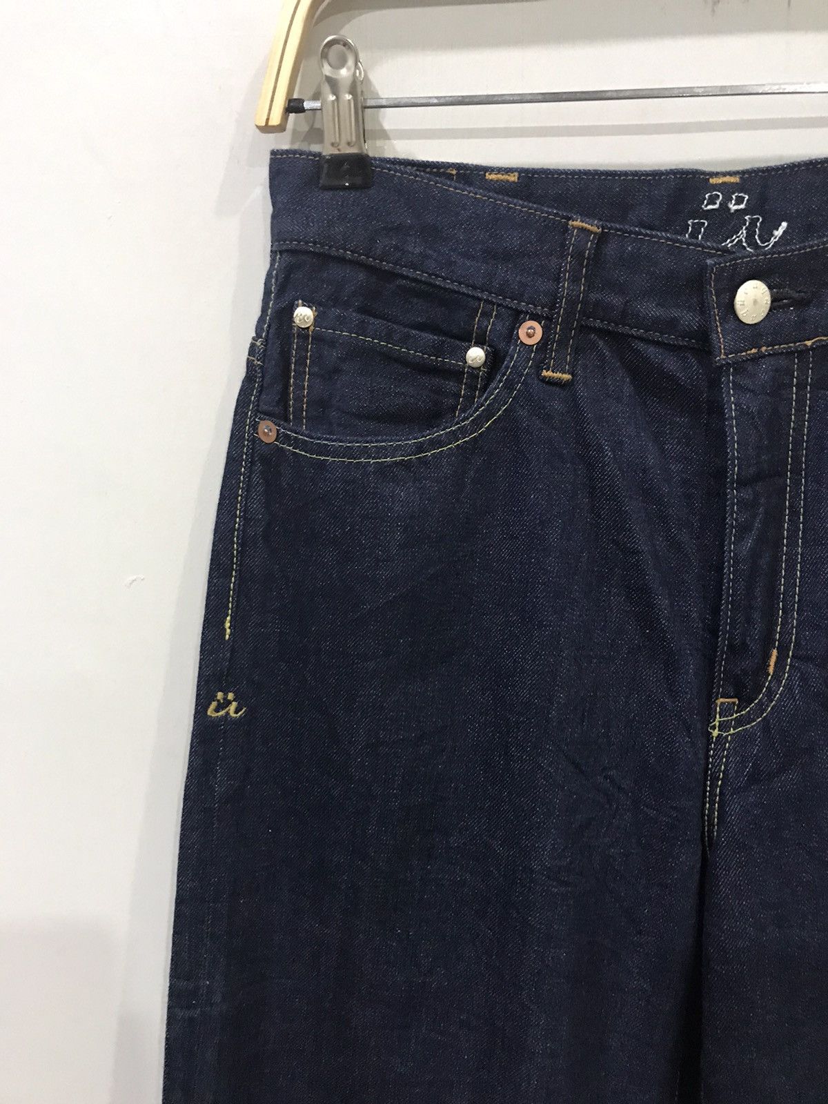 Designer × Japanese Brand 💥WIDE💥Style Caqu Tandem Japan Loose Fit Denim Size US 28 / EU 44 - 3 Thumbnail