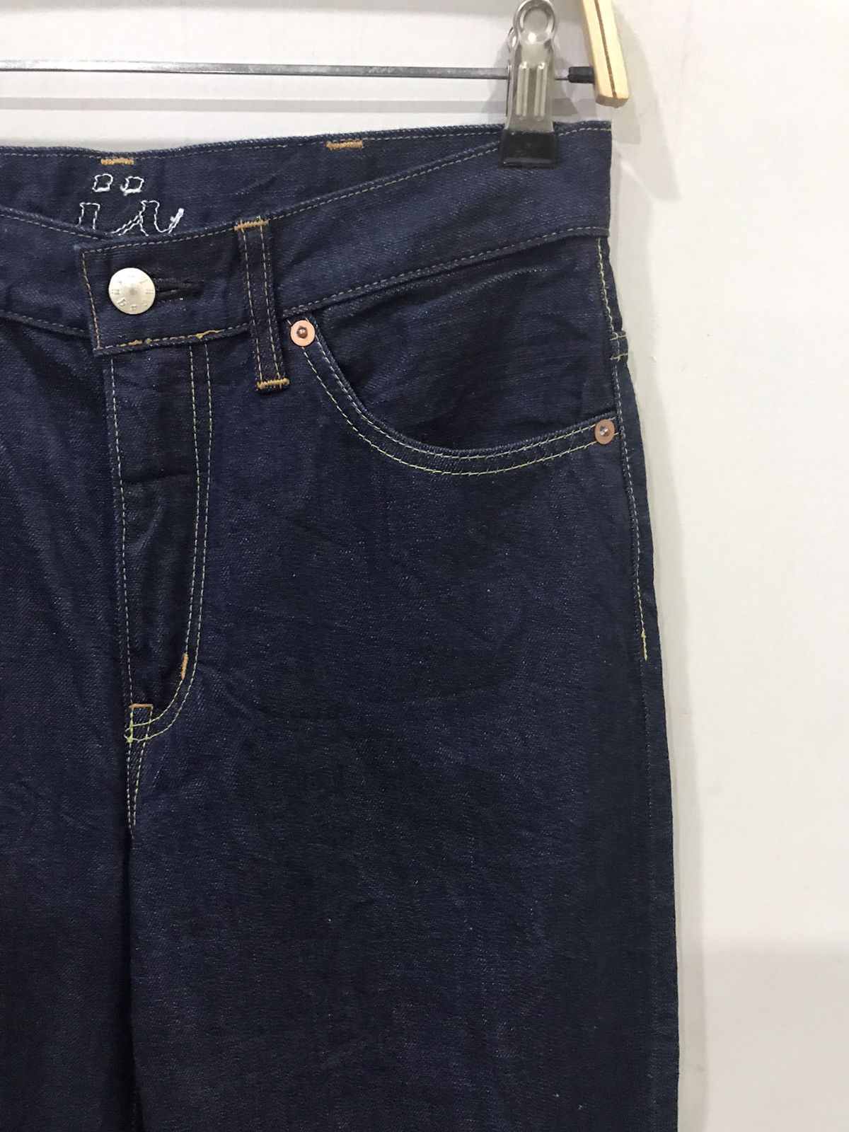 Designer × Japanese Brand 💥WIDE💥Style Caqu Tandem Japan Loose Fit Denim Size US 28 / EU 44 - 2 Thumbnail