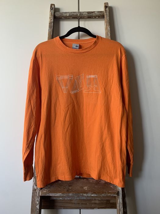 stussy-yellow-stussy-long-sleeve-grailed